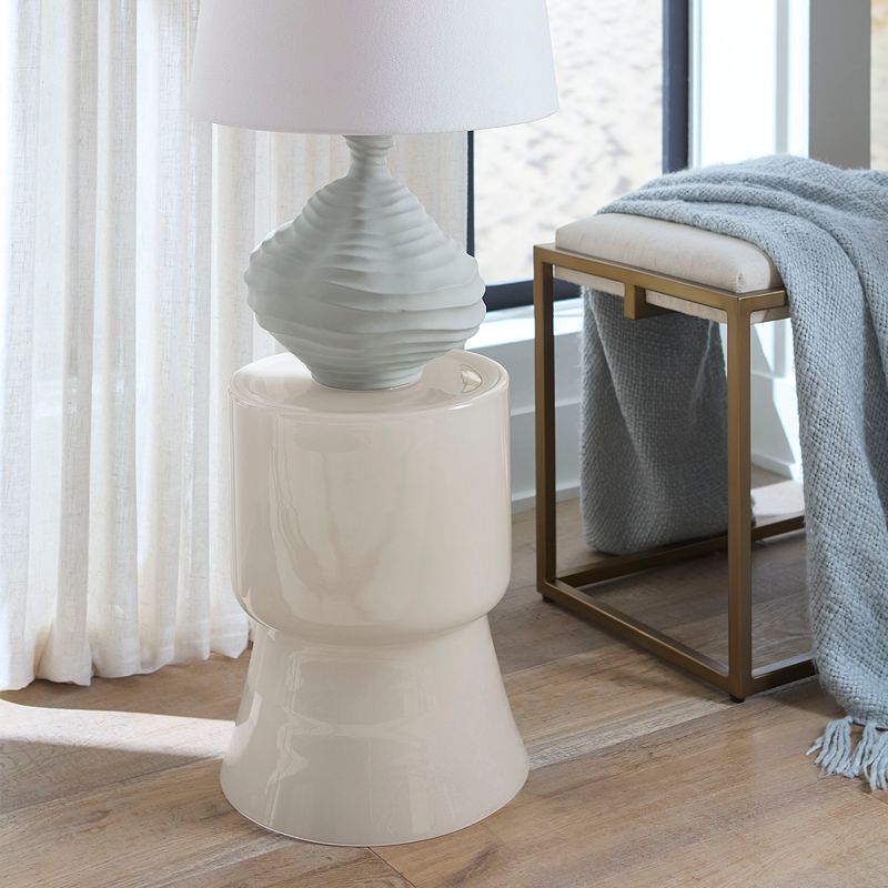 Monterra Glass Garden Stool - Wisteria
