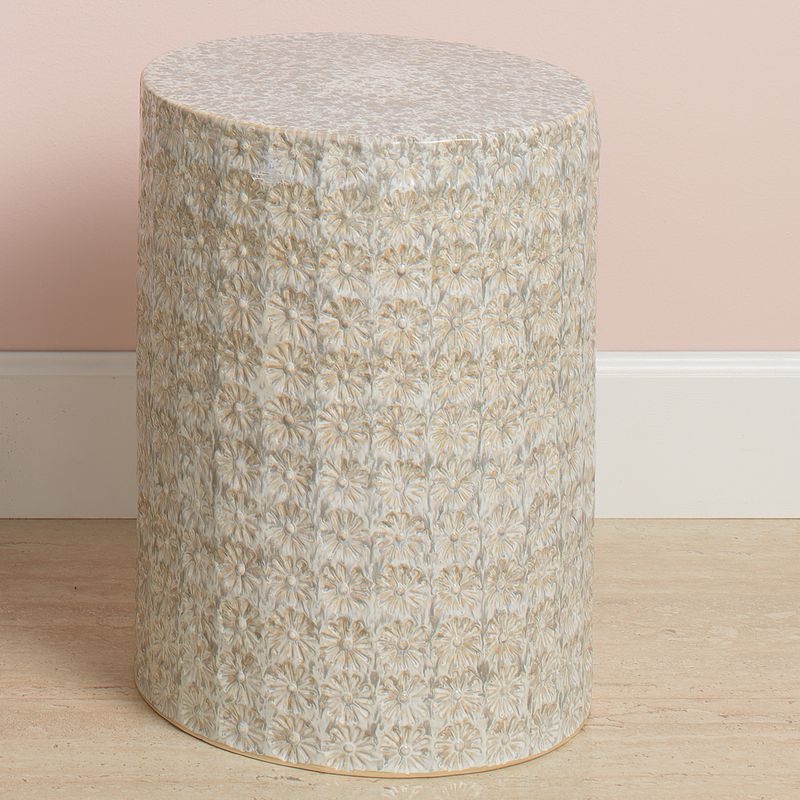 Fyori Ceramic Side Table - Wisteria