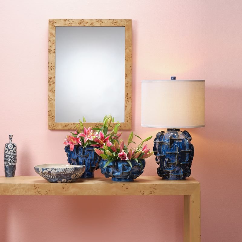 Calvoi Ceramic Table Lamp - Wisteria