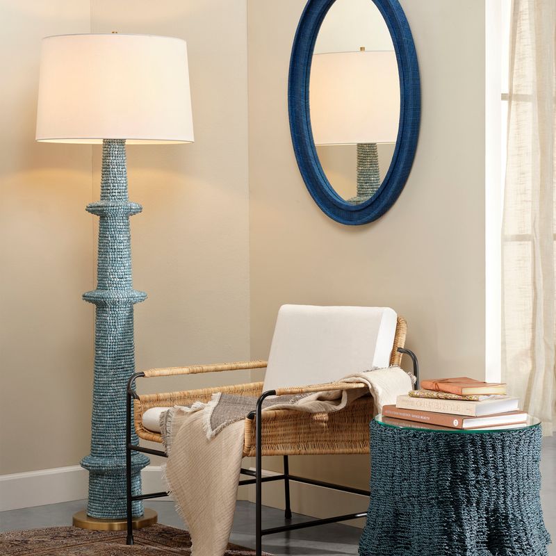 Tambora Beaded Floor Lamp - Wisteria