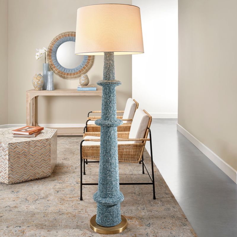 Tambora Beaded Floor Lamp - Wisteria