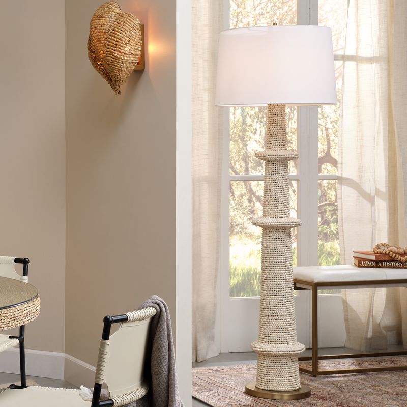 Tambora Beaded Floor Lamp - Wisteria