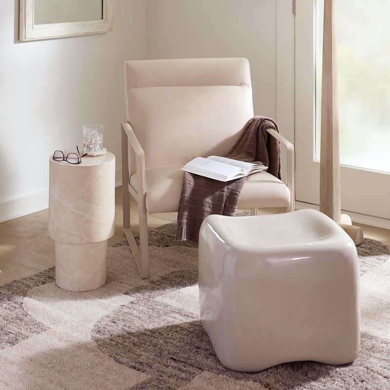 Bronti Concrete Stool - Wisteria