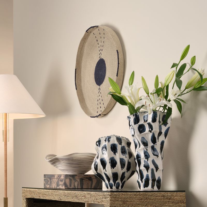 Nolari Woven Seagrass Art - Wisteria