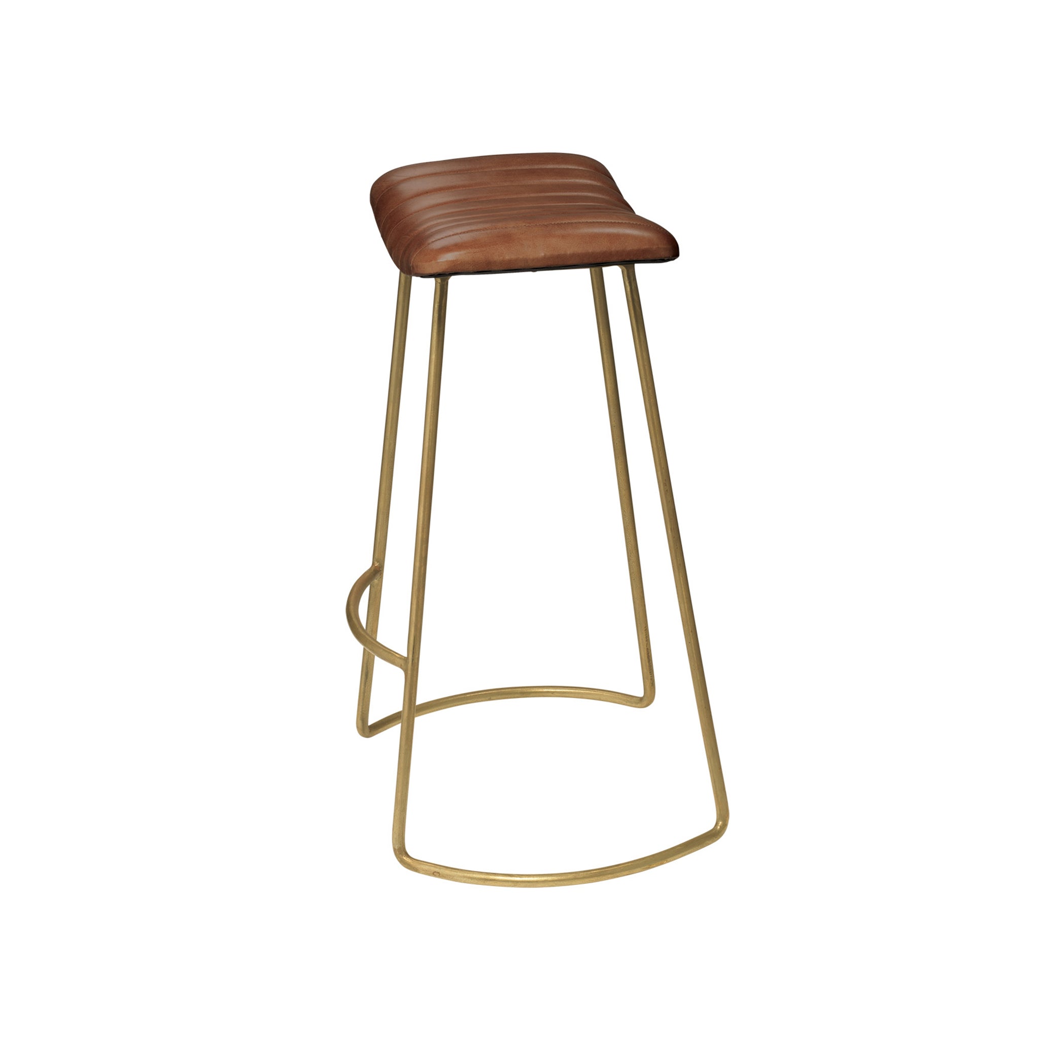 Madrik Leather Counter Stool - Wisteria