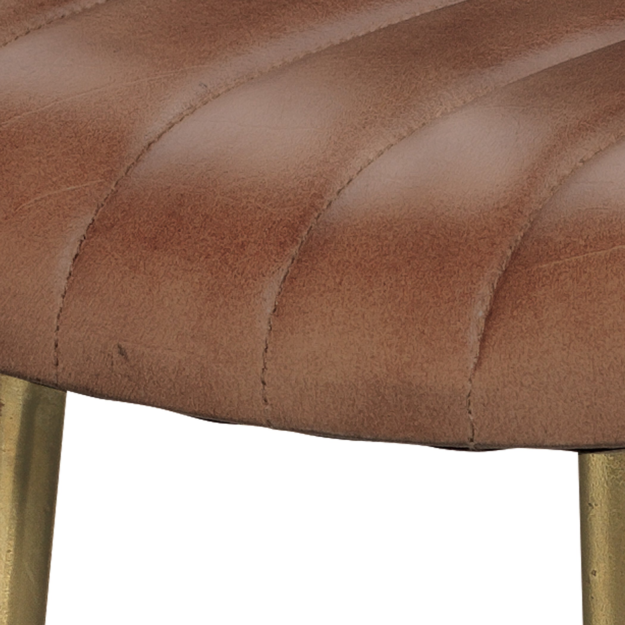 Madrik Leather Counter Stool - Wisteria