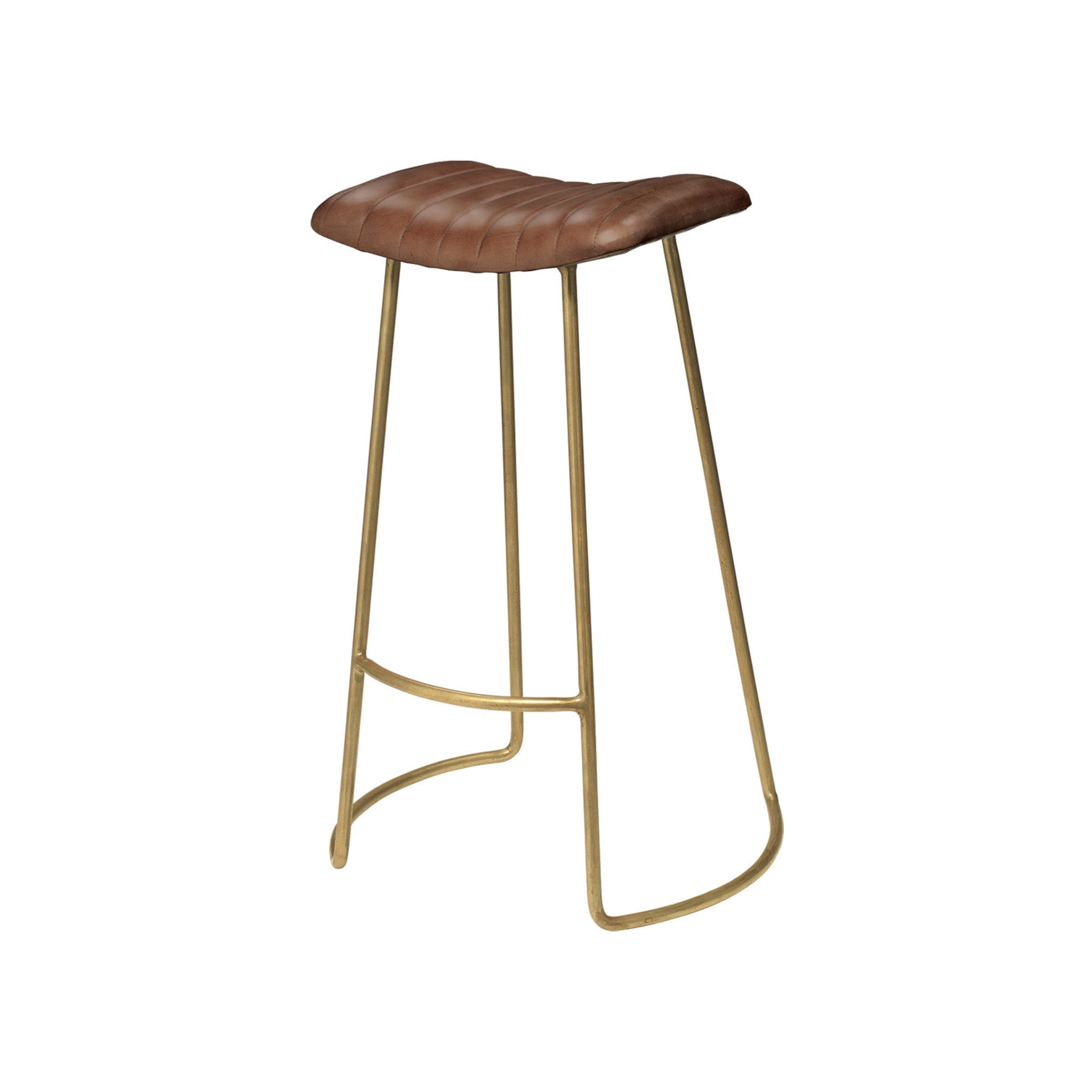 Madrik Leather Counter Stool - Wisteria