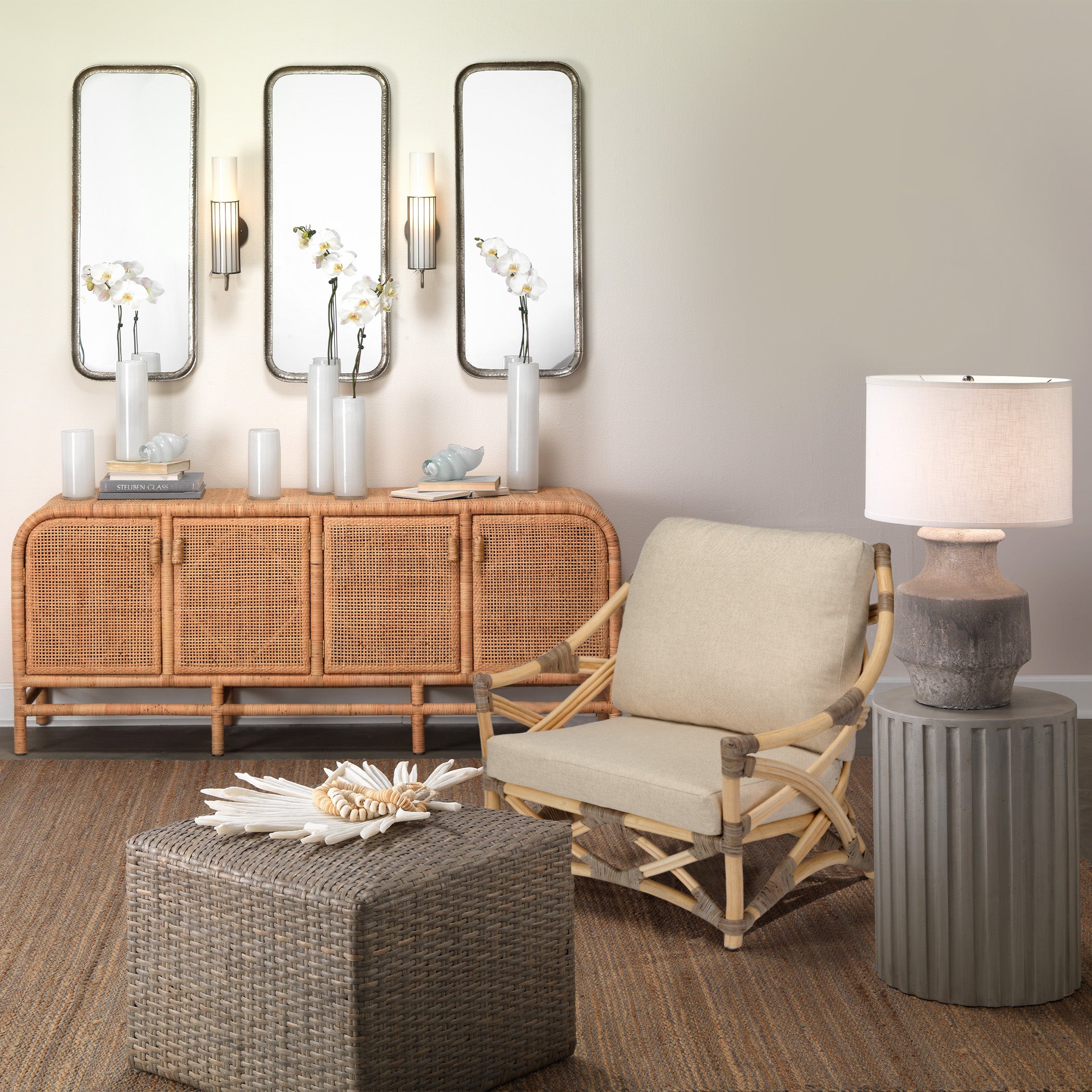Talavera Rattan Lounge Chair