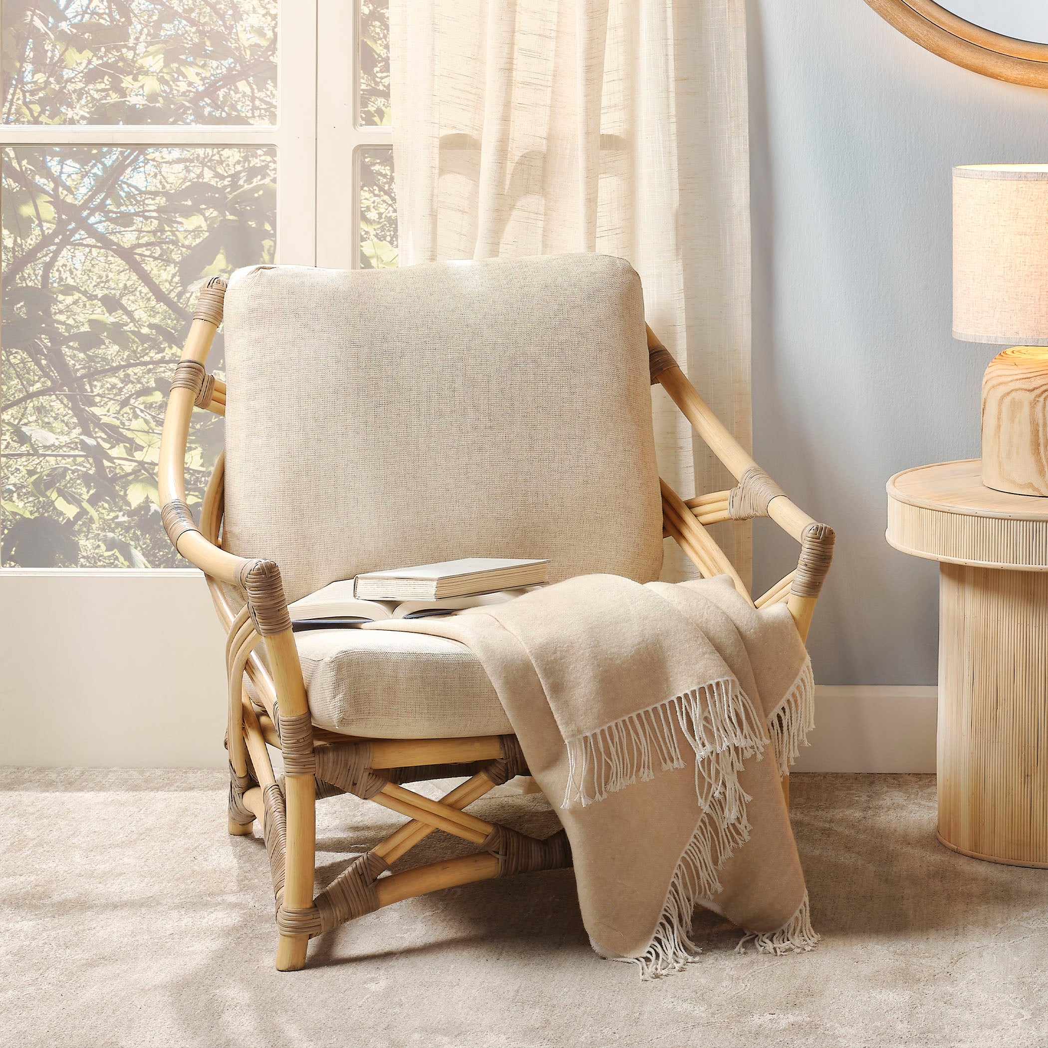 Talavera Rattan Lounge Chair