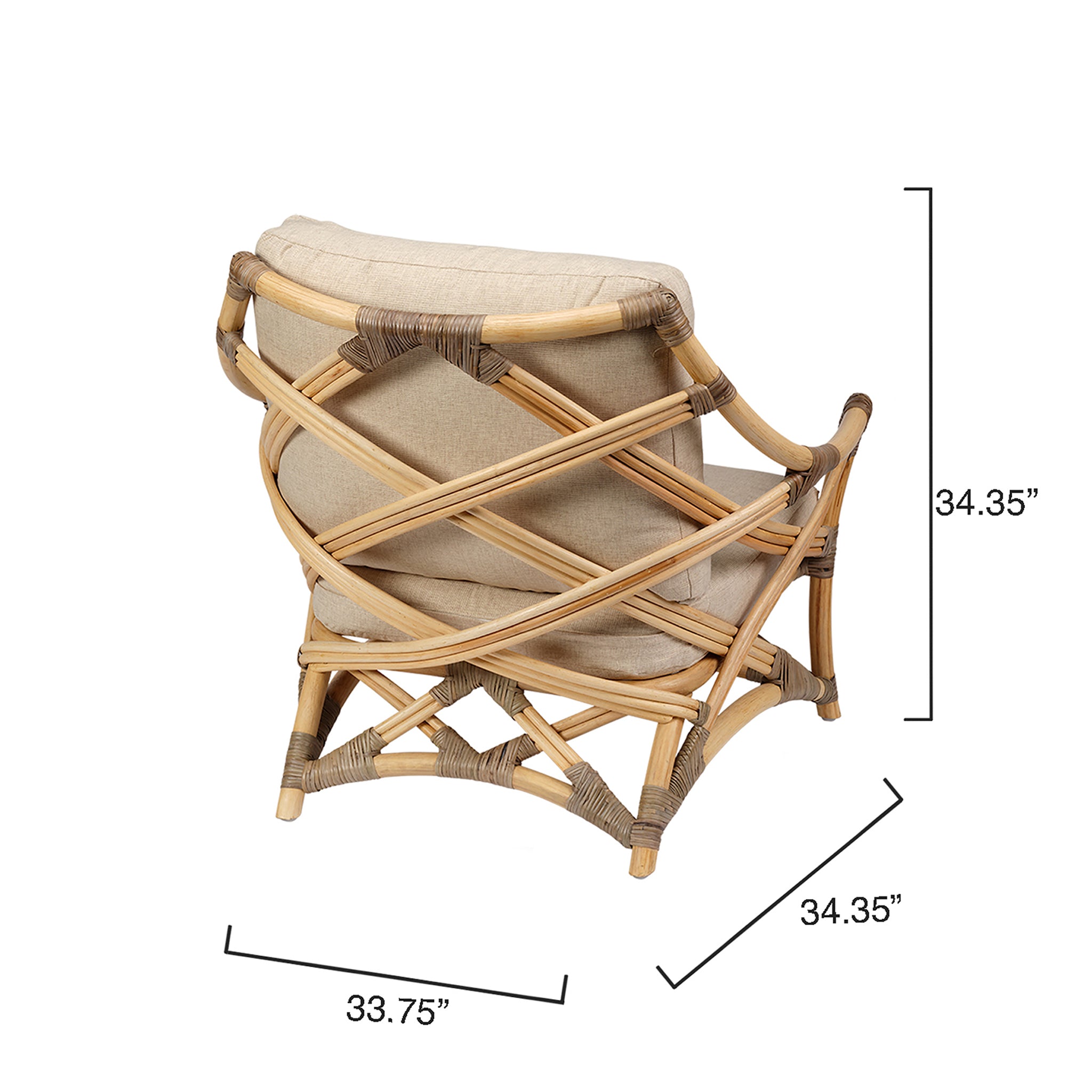Talavera Rattan Lounge Chair