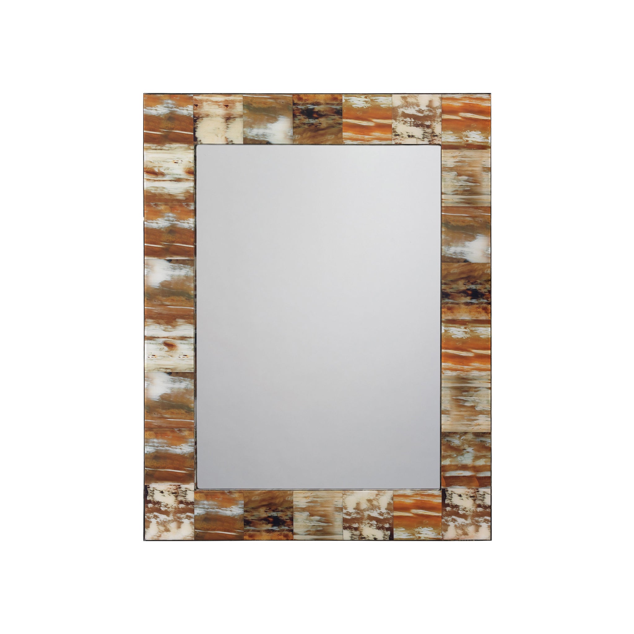Orinda Faux Horn Mirror - Wisteria