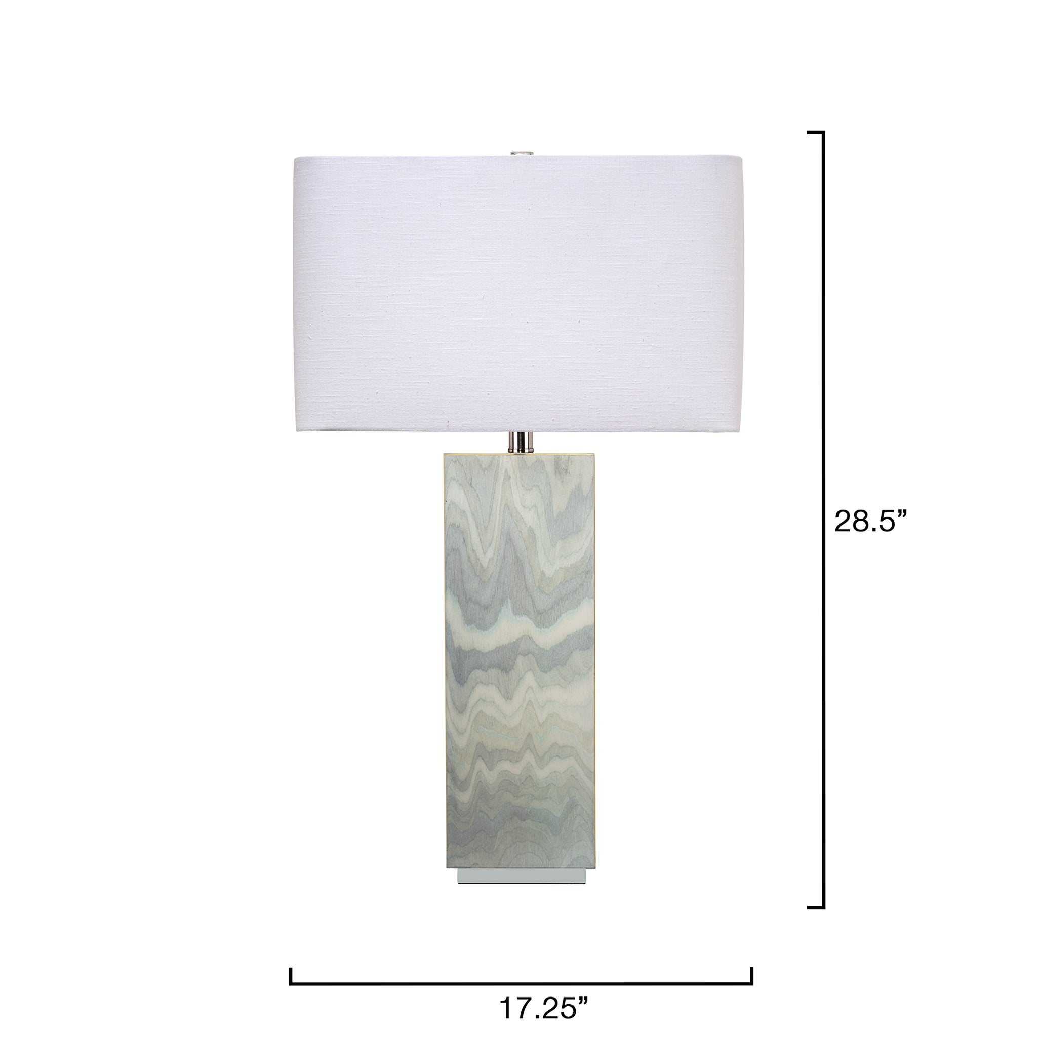 Lysara Lacquer Table Lamp - Wisteria