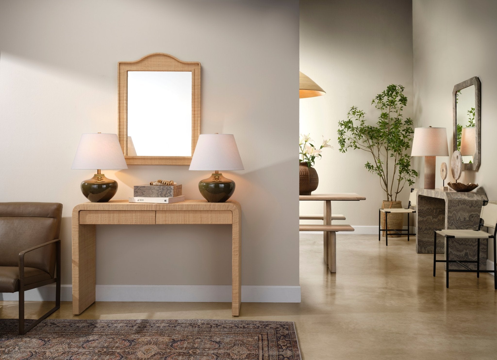 Mirelle Glaze Table Lamp - Wisteria