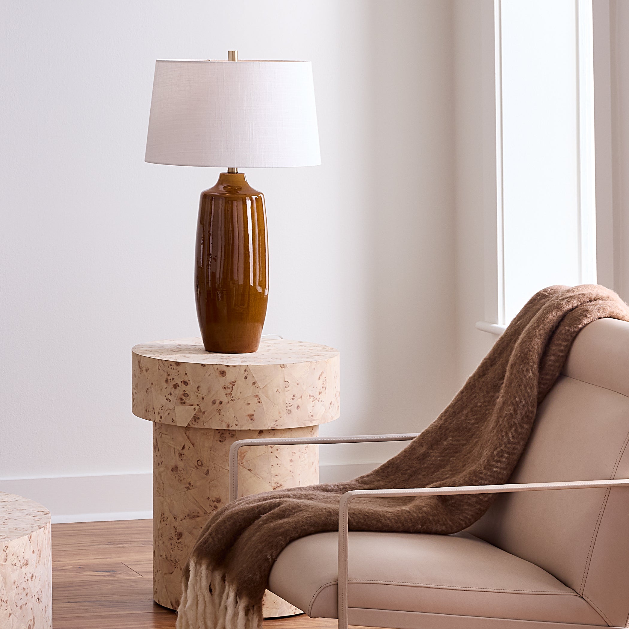 Voulkos Glaze Table Lamp - Wisteria