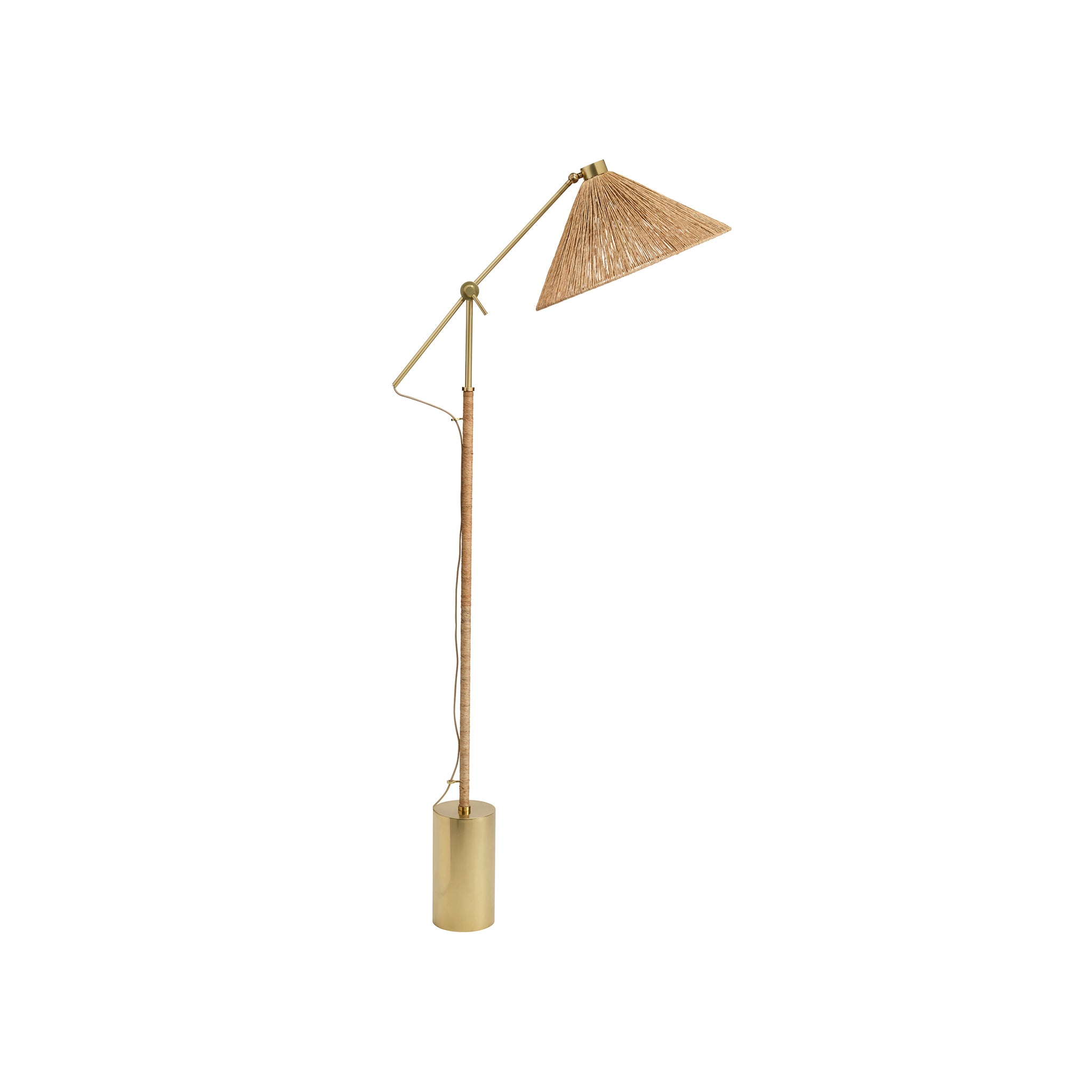 Komodo Jute Floor Lamp - Wisteria