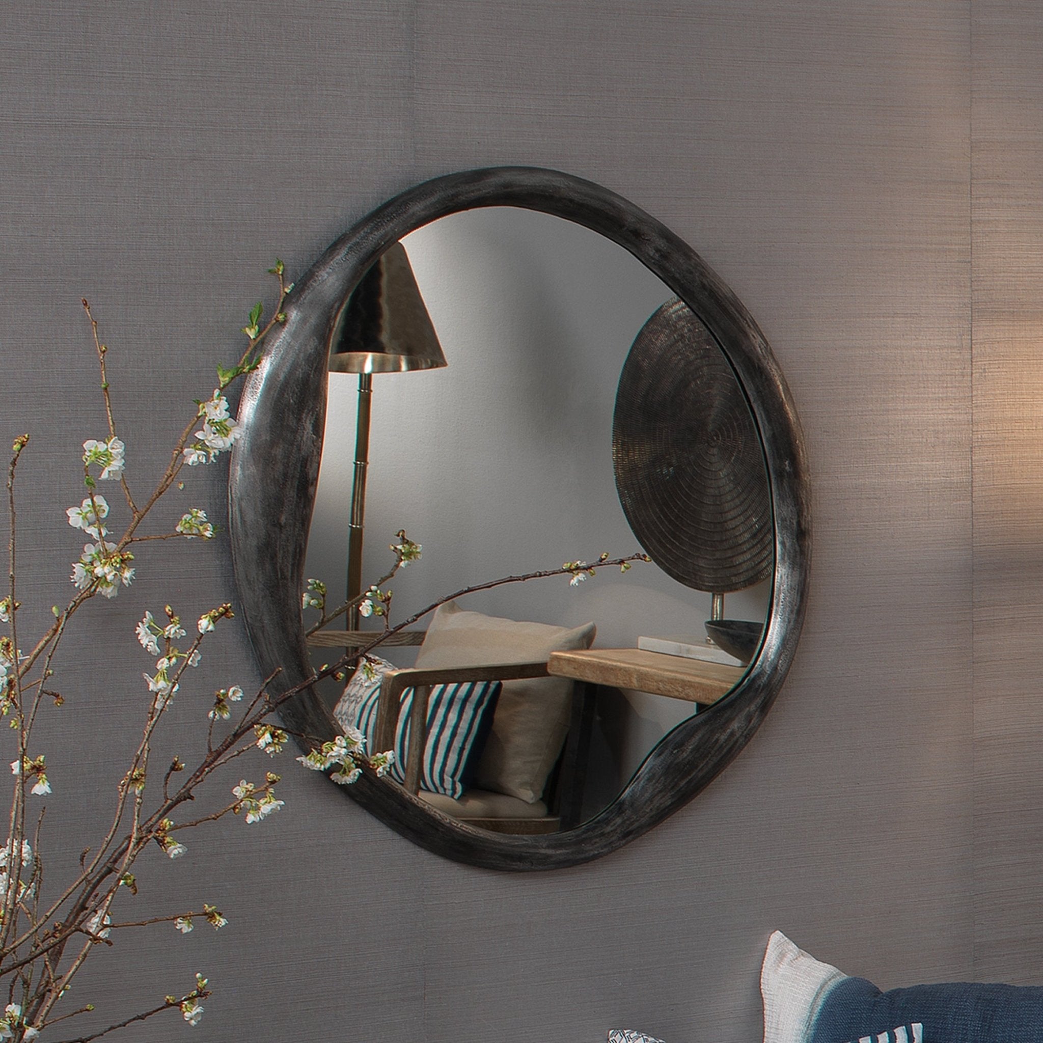 Suiseki Mirror - Wisteria