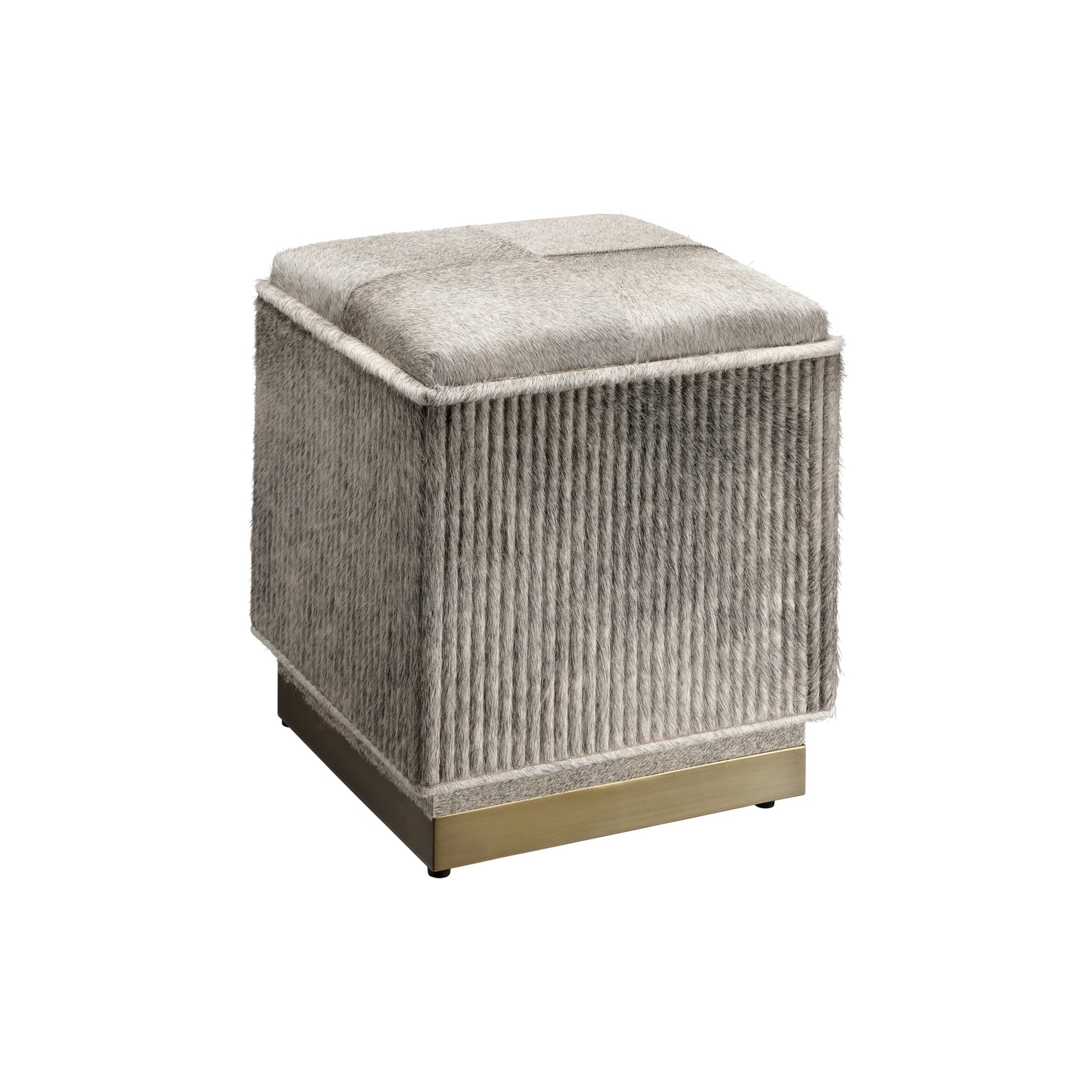 Halstonion Hide Ottoman