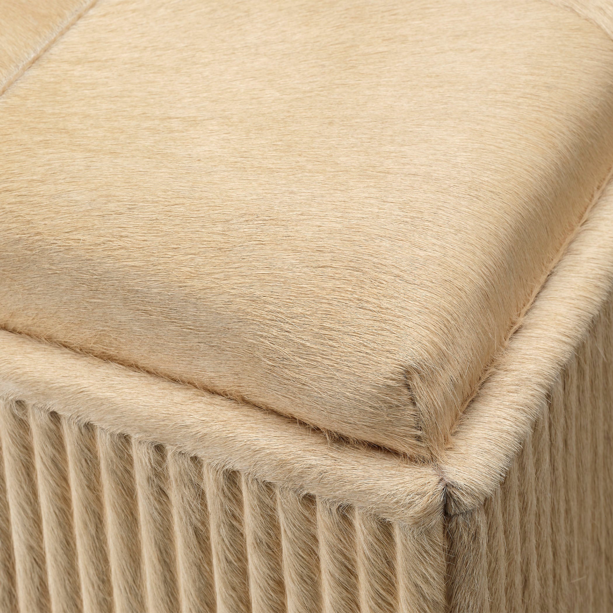 Halstonion Hide Ottoman