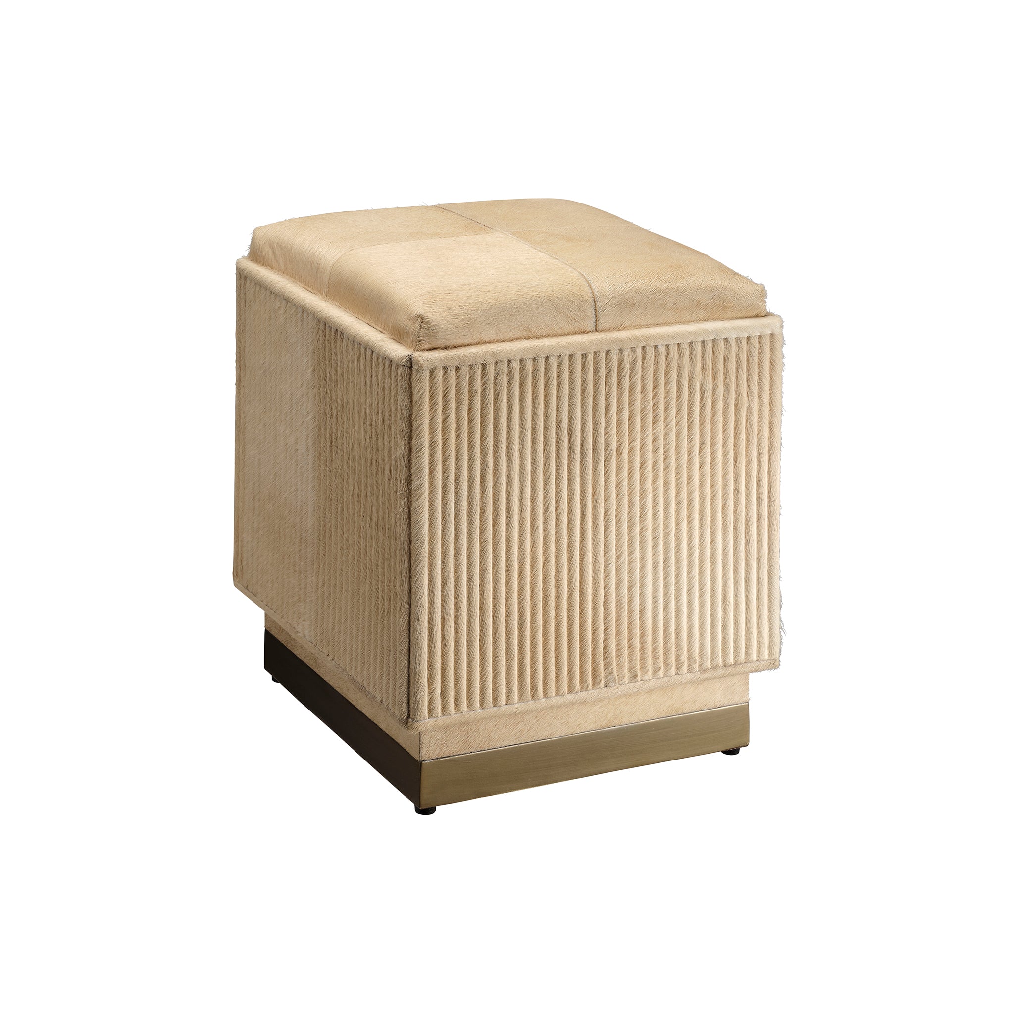 Halstonion Hide Ottoman