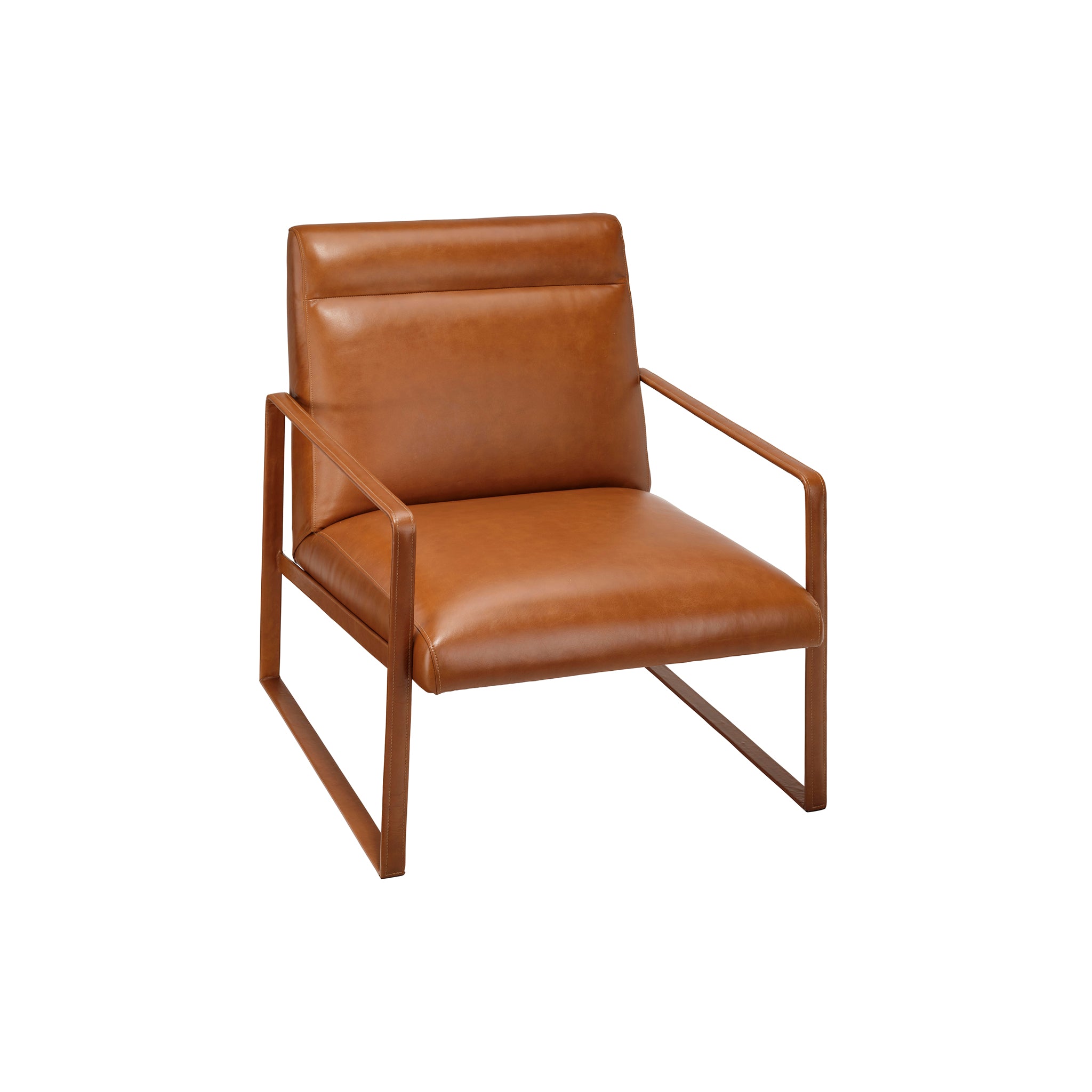 Acostia Leather Chair - Wisteria