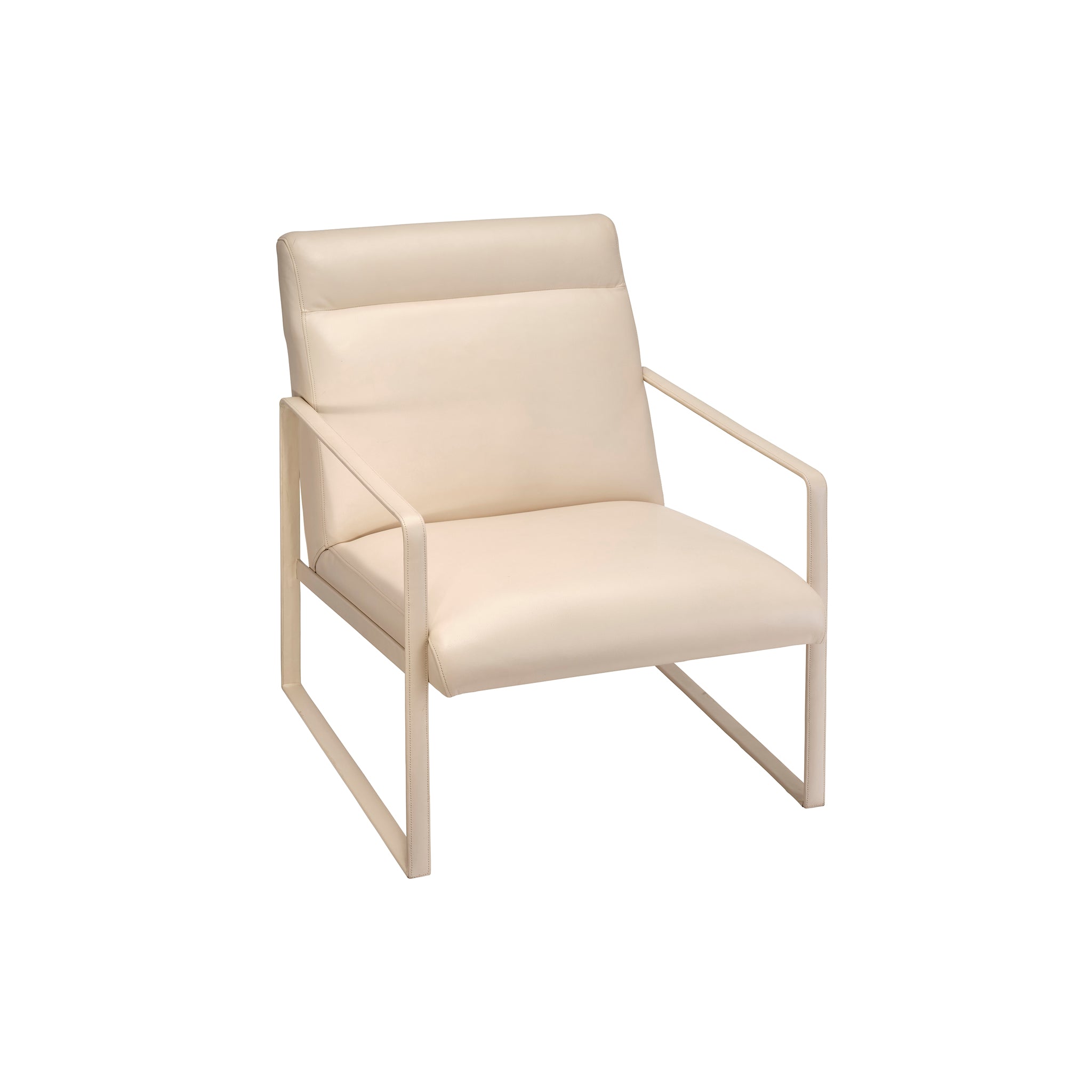Acostia Leather Chair - Wisteria