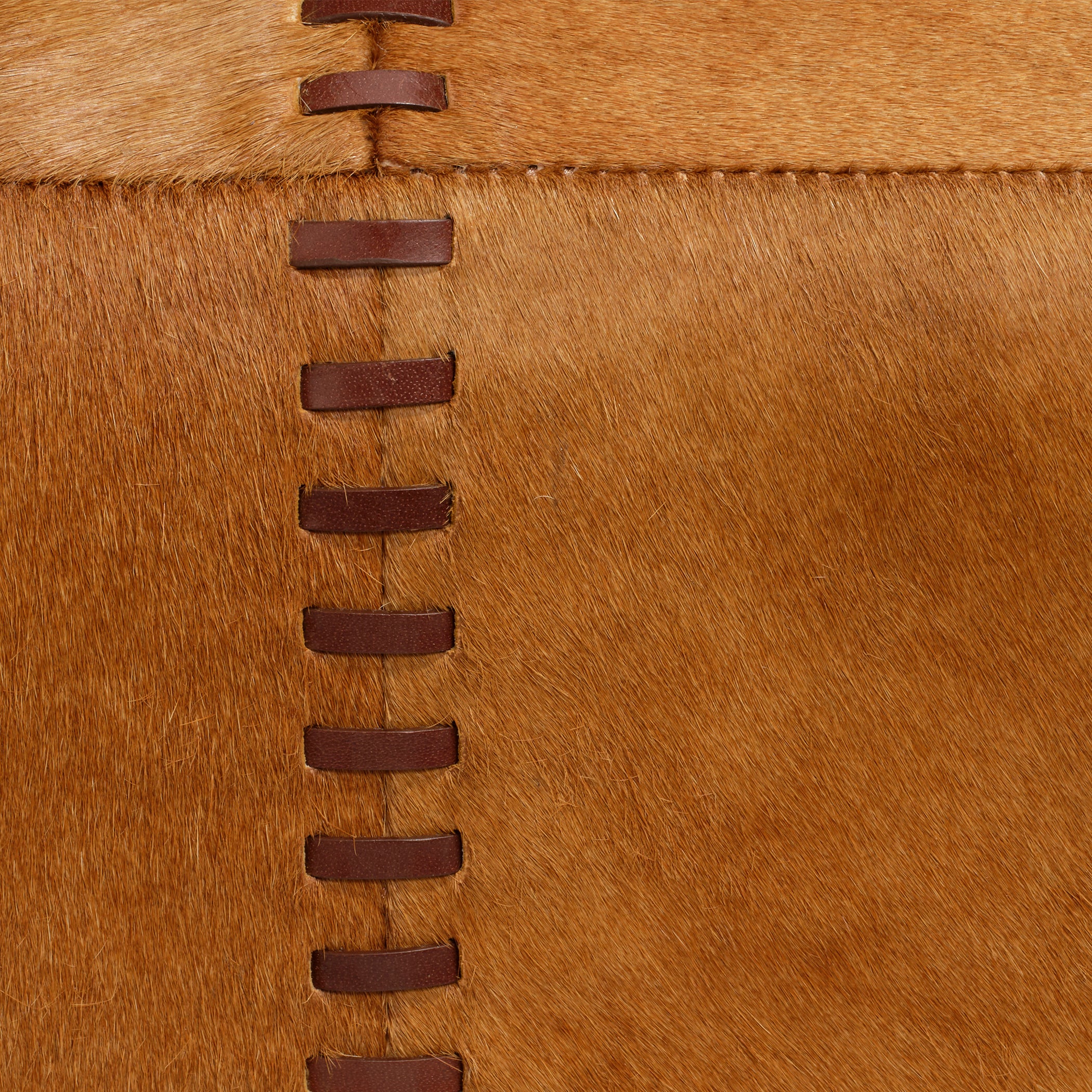 Sellier Hide Ottoman