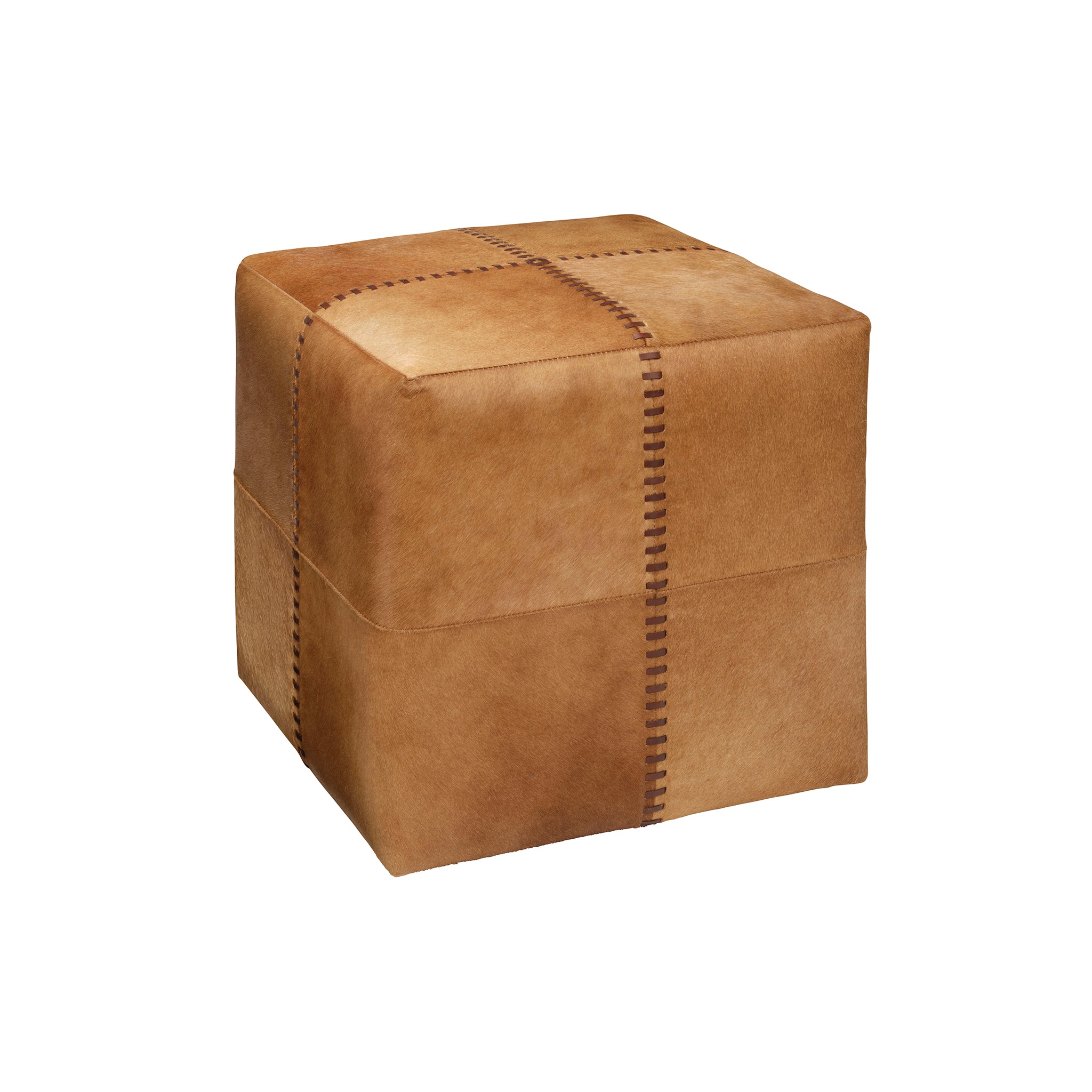 Sellier Hide Ottoman