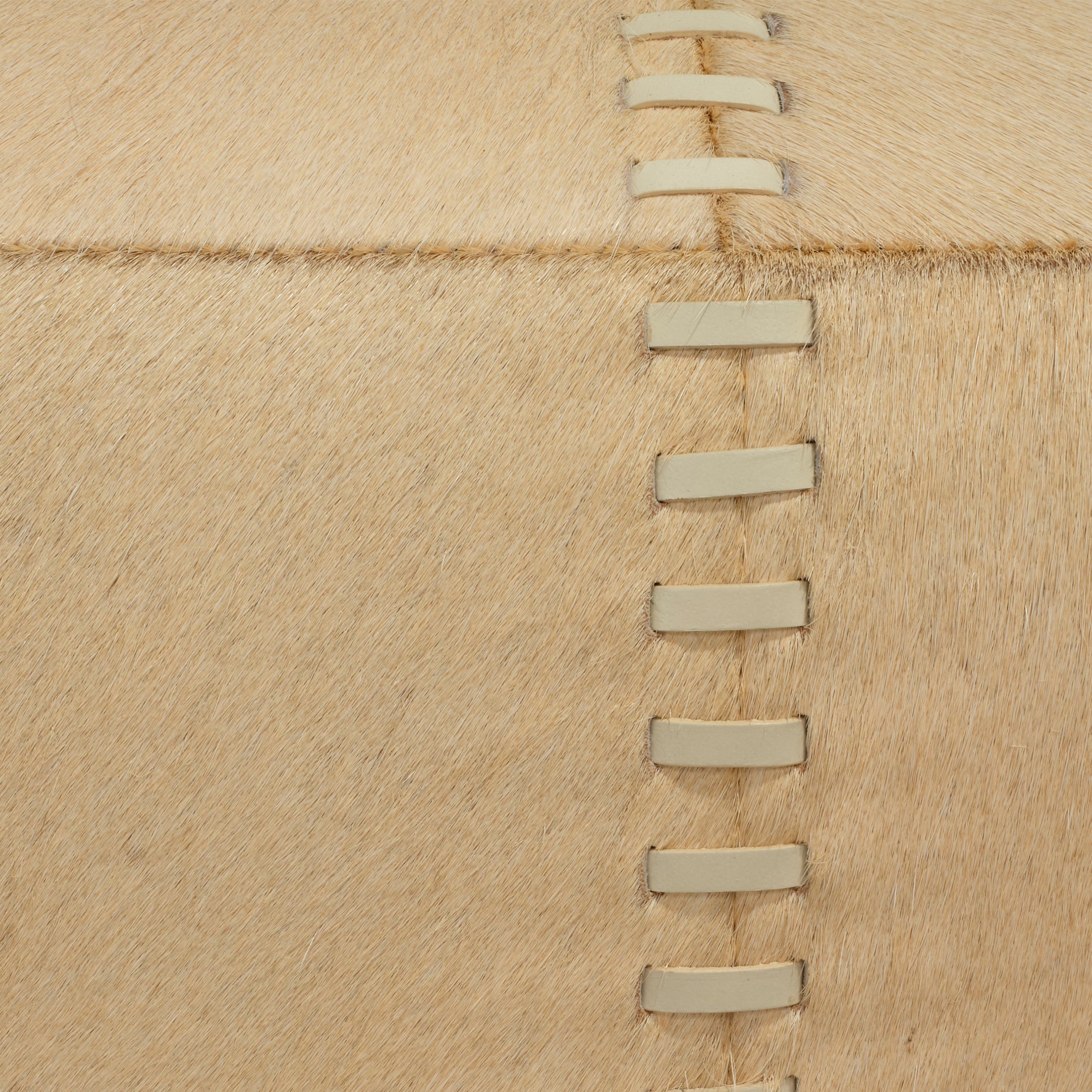 Sellier Hide Ottoman
