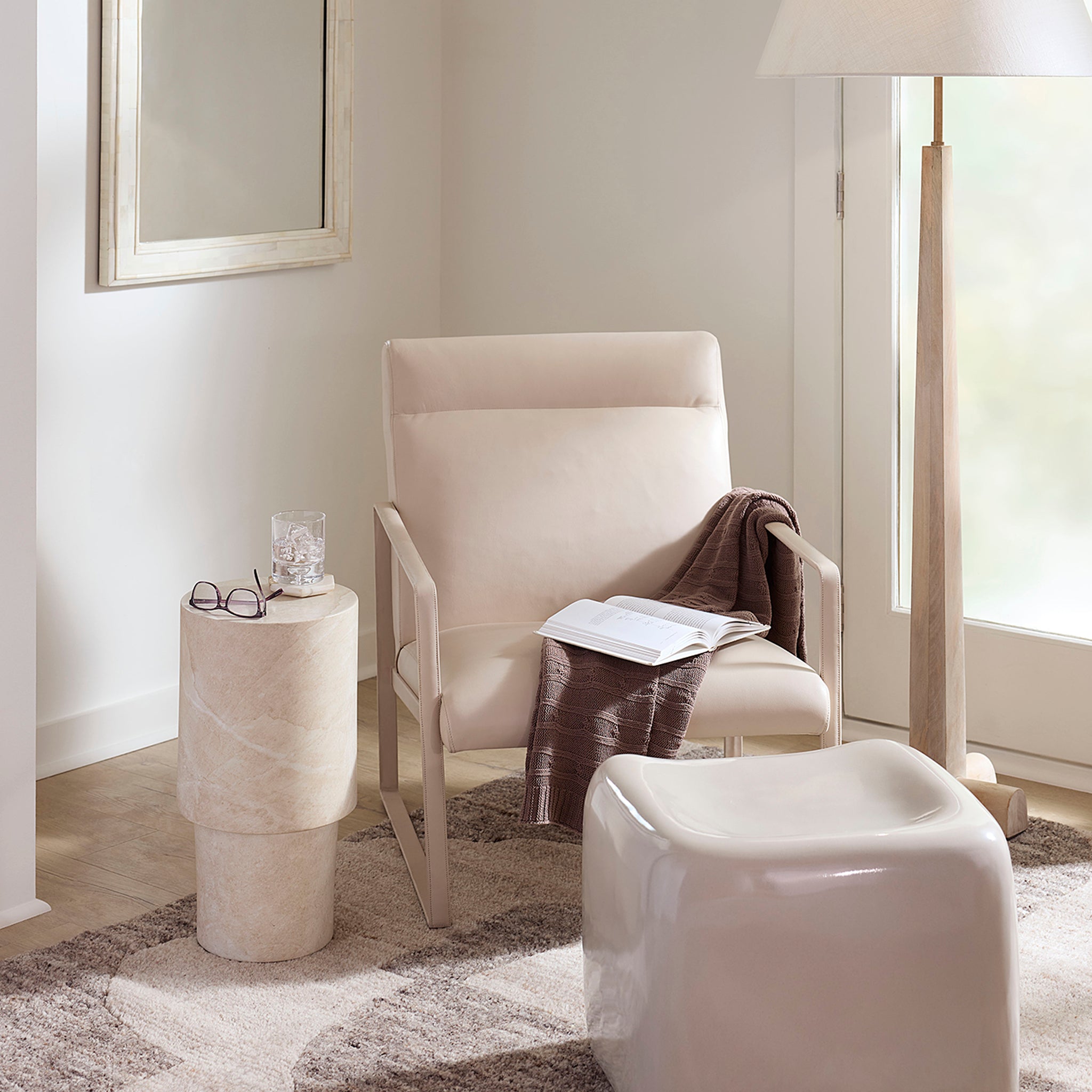 Dolmen Accent Table - Wisteria