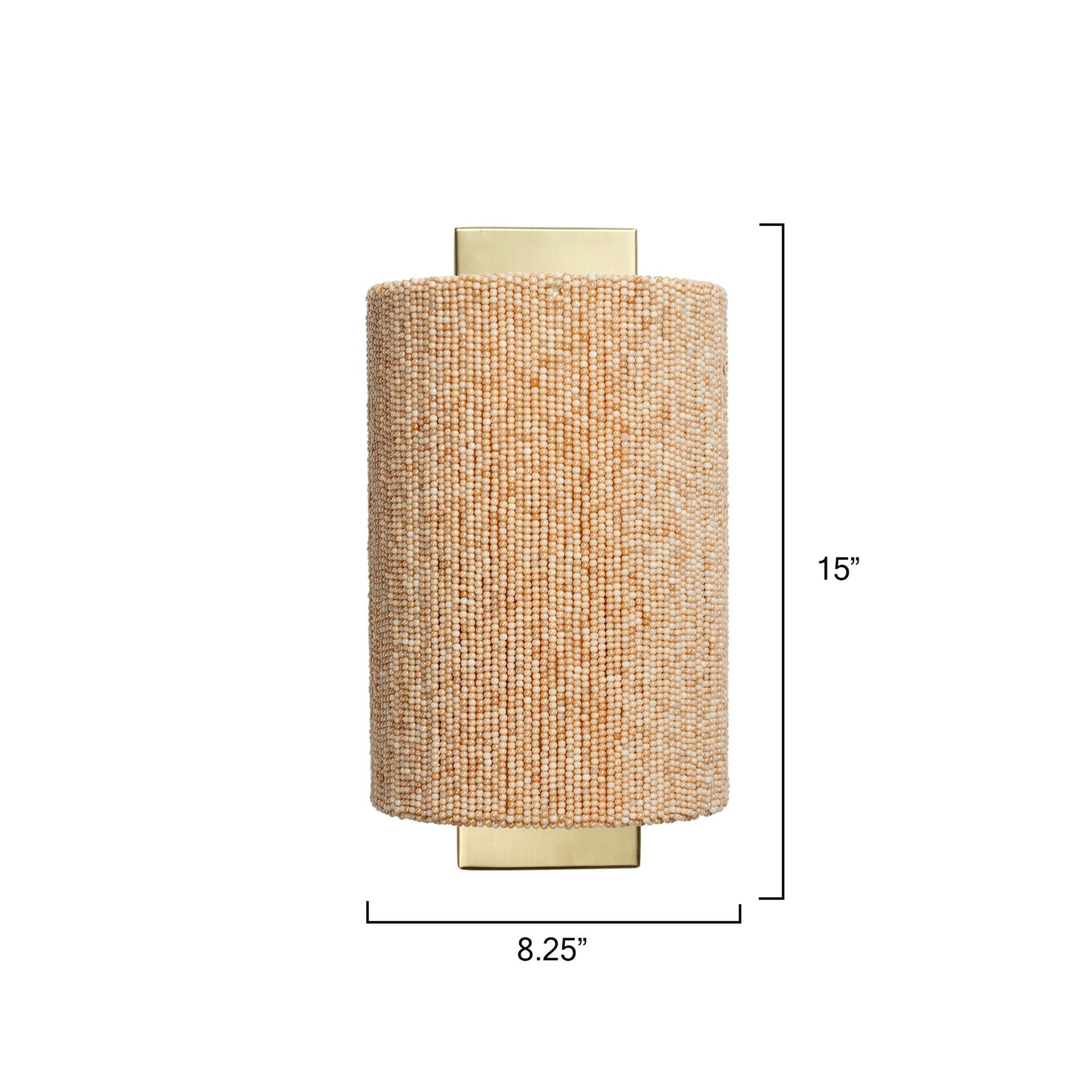 Lido Beaded Sconce - Wisteria