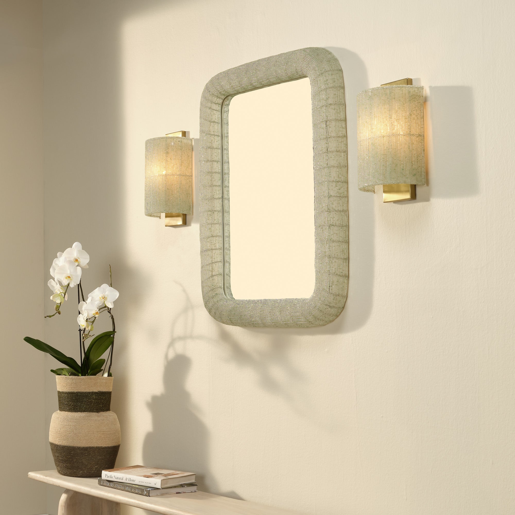 Lido Beaded Sconce - Wisteria