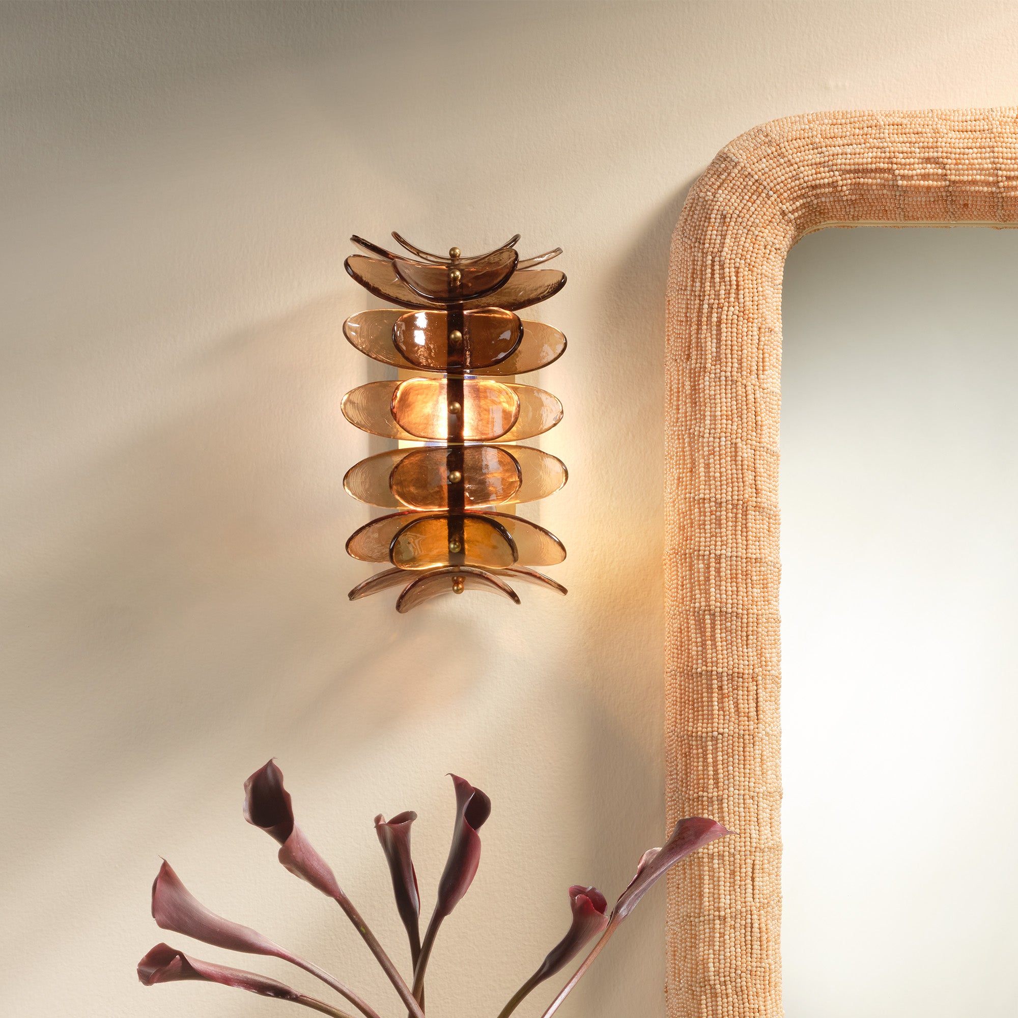 Vetrola Glass Sconce - Wisteria