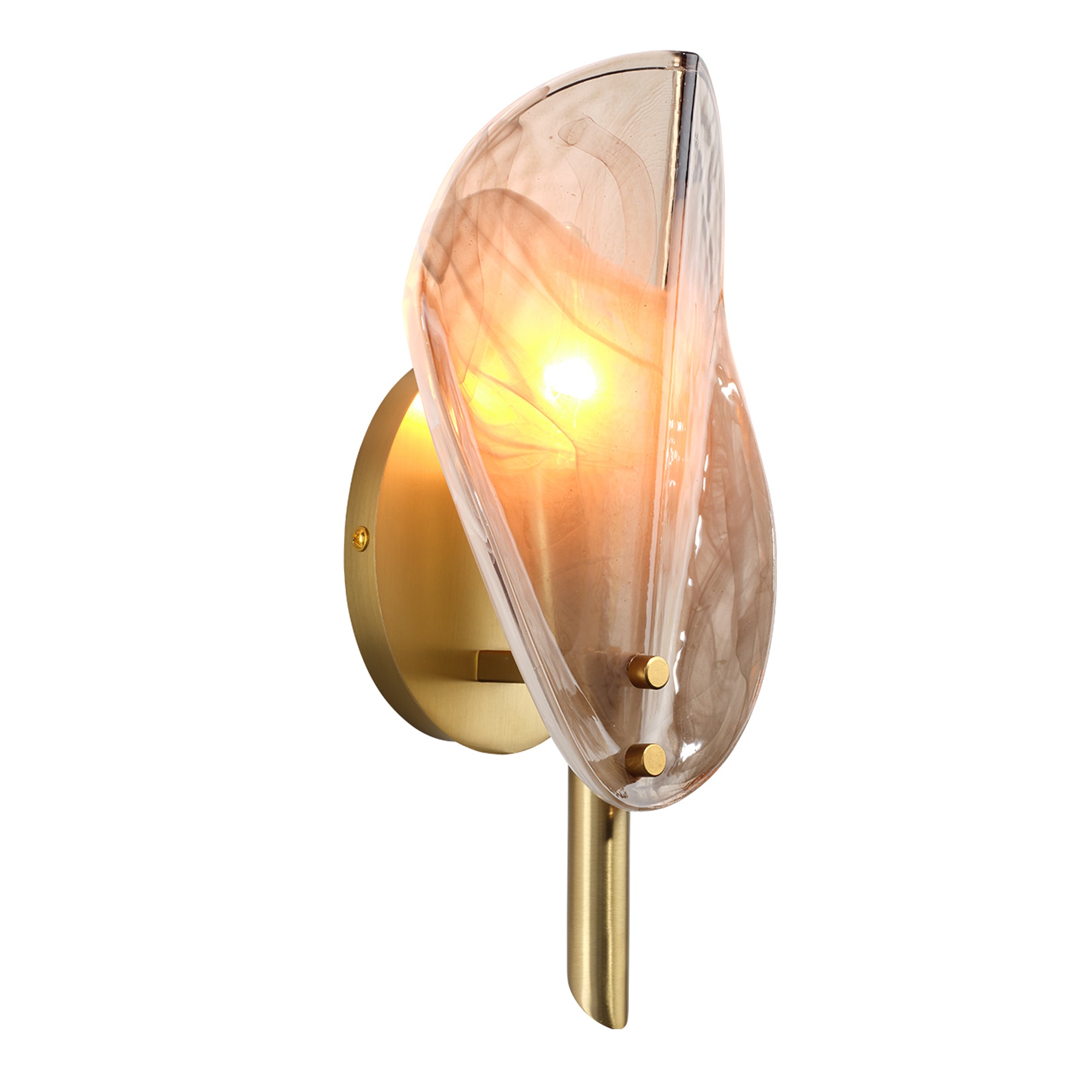 Folia Glass Sconce - Wisteria