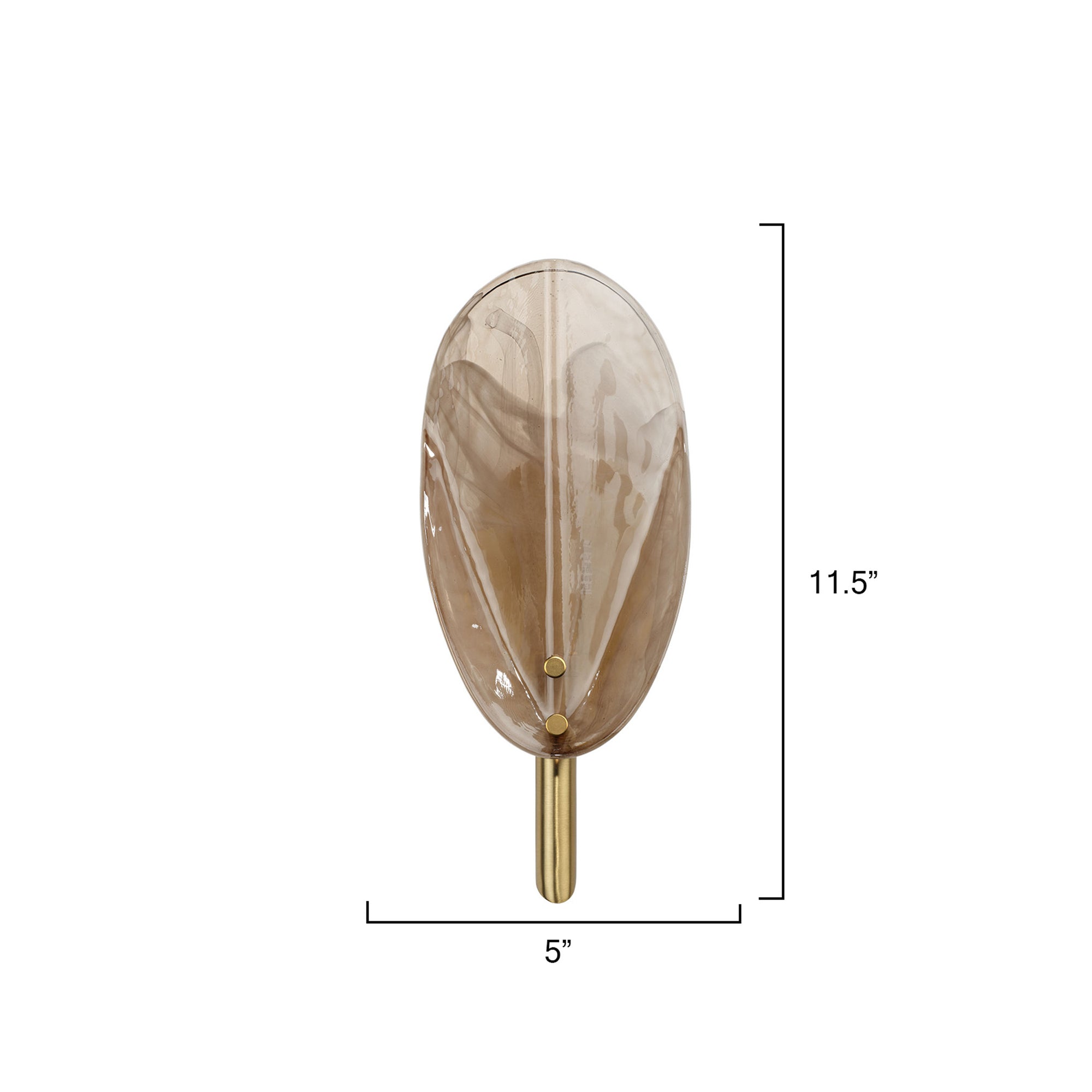 Folia Glass Sconce - Wisteria