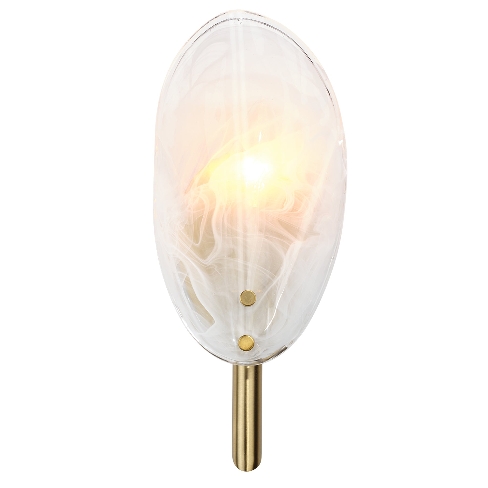 Folia Glass Sconce - Wisteria
