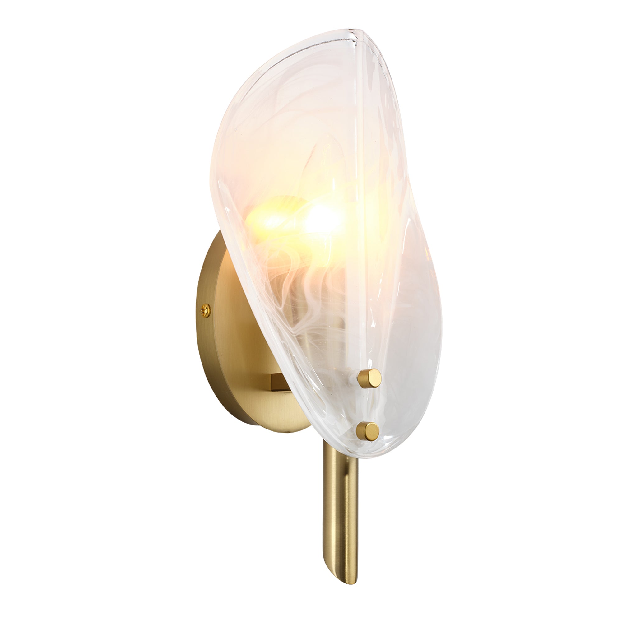 Folia Glass Sconce - Wisteria