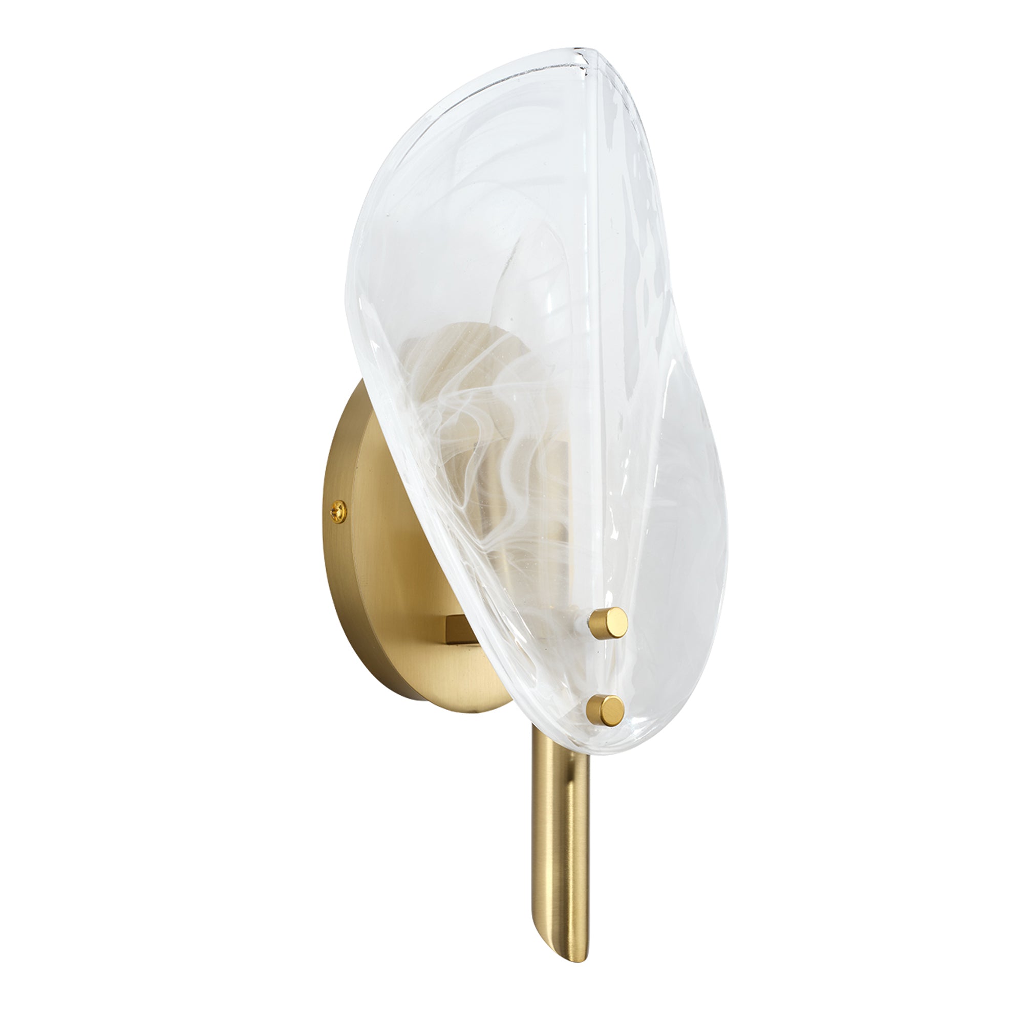 Folia Glass Sconce - Wisteria
