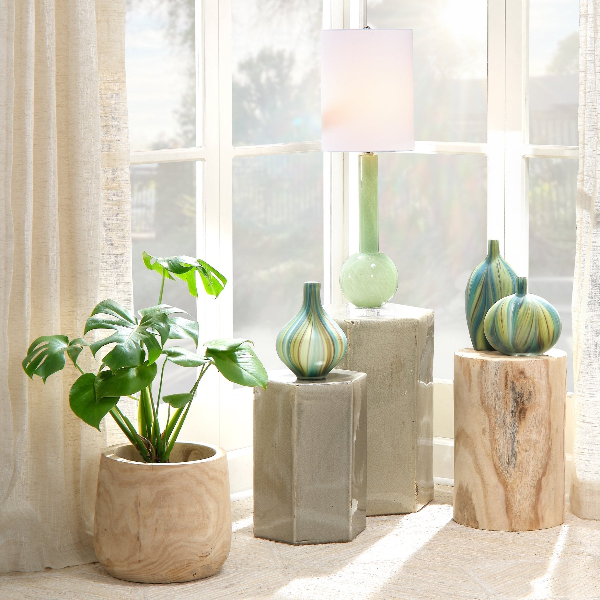 Moro Accent Table - Wisteria