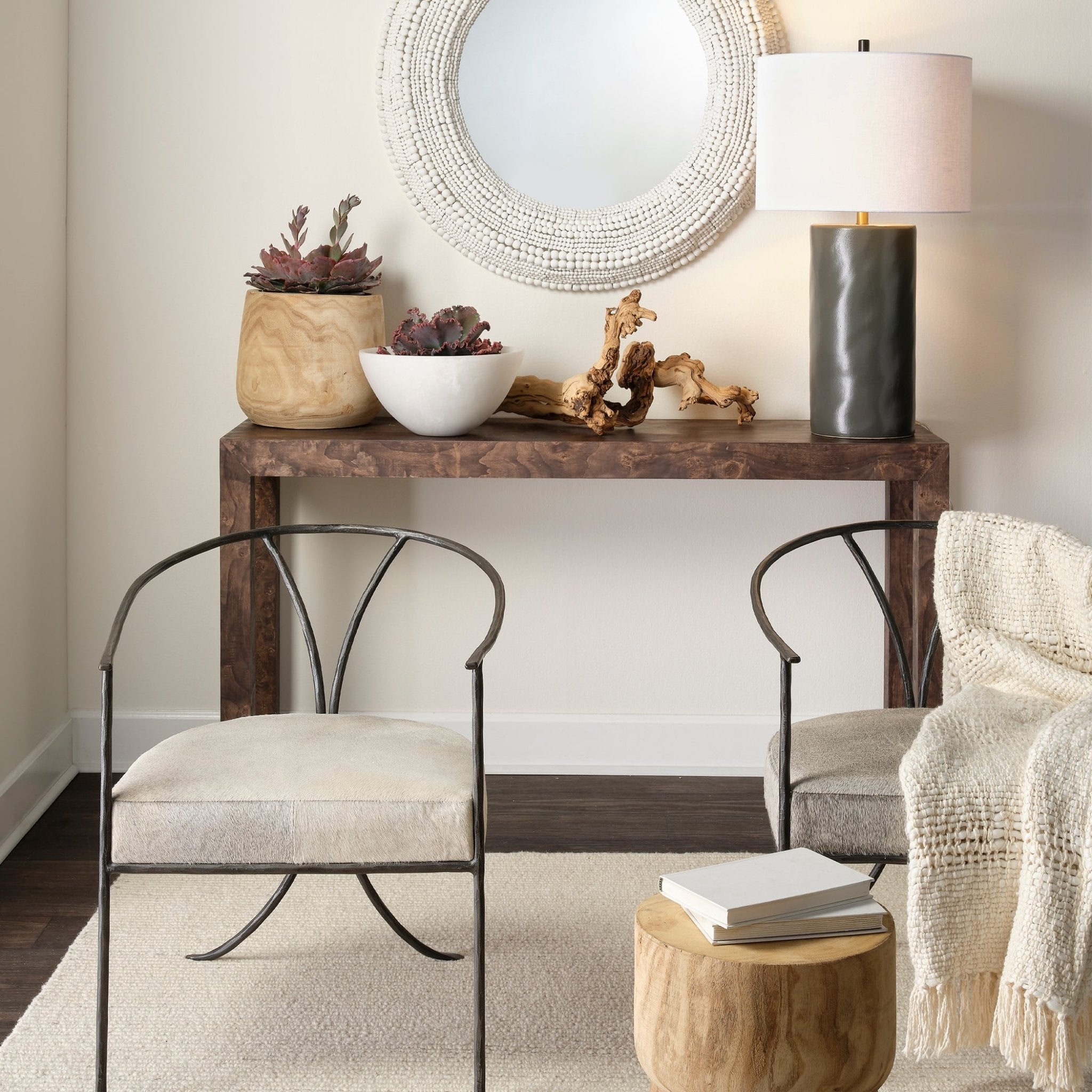 Avero Burl Console - Wisteria