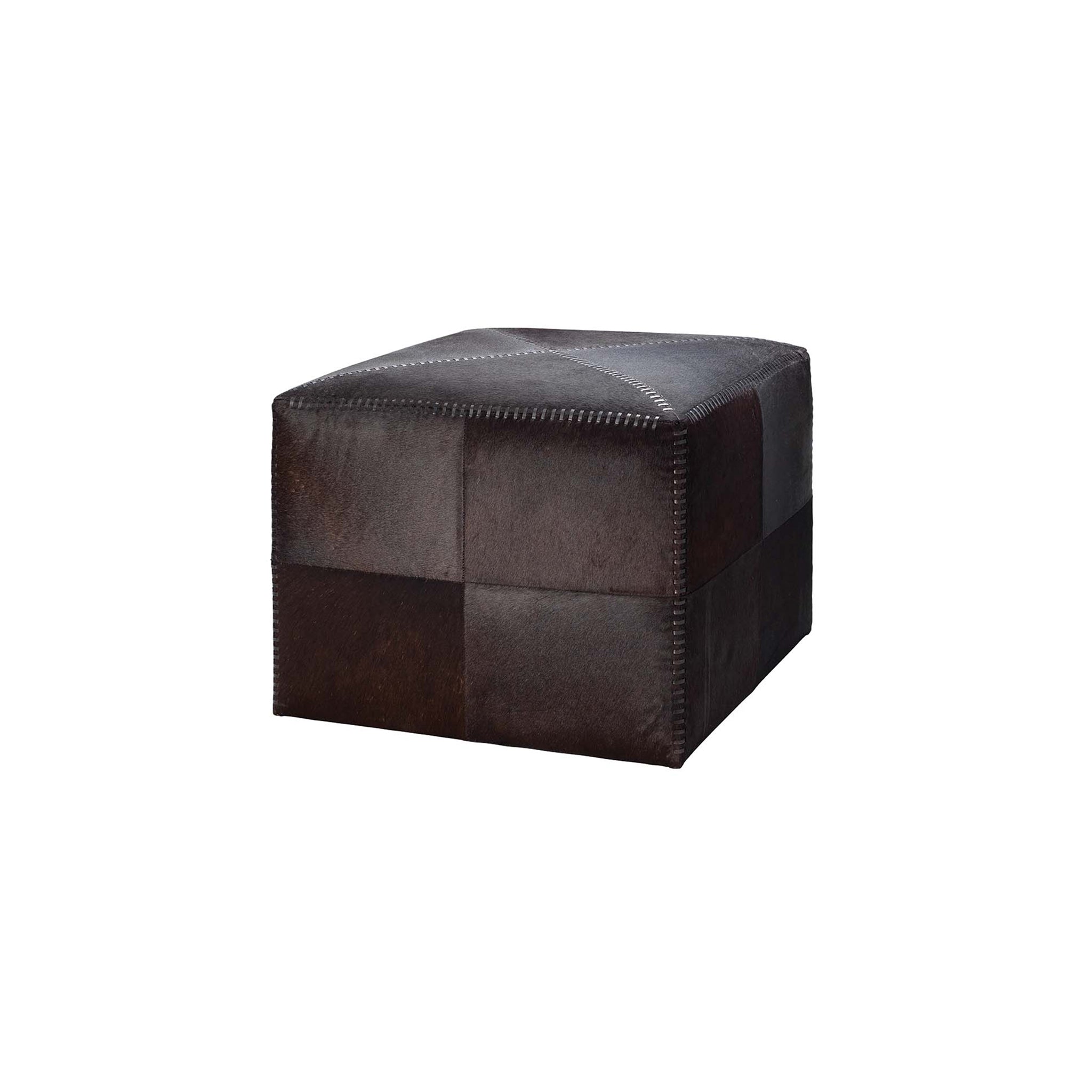 Ravel Hide Ottoman - Wisteria