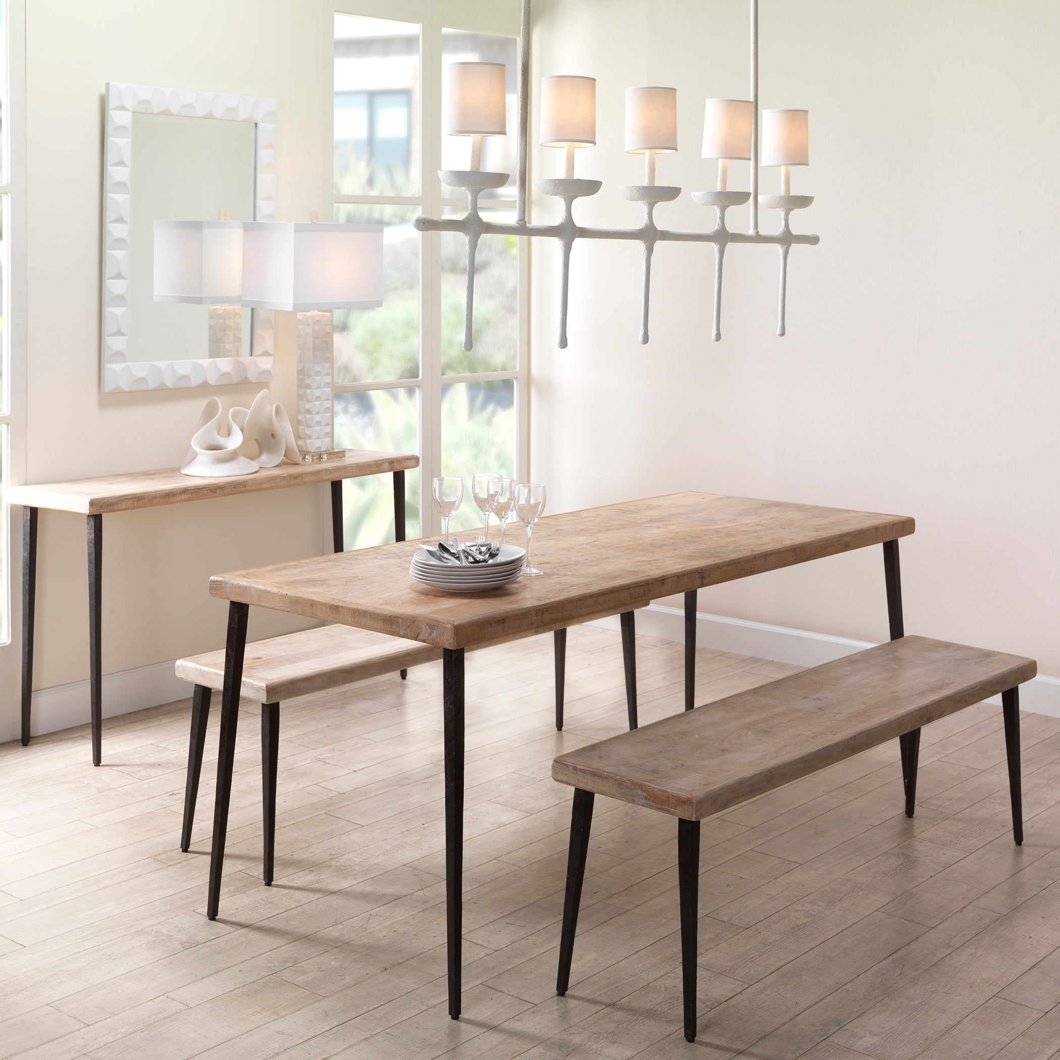 Fonderie Dining Bench - Wisteria