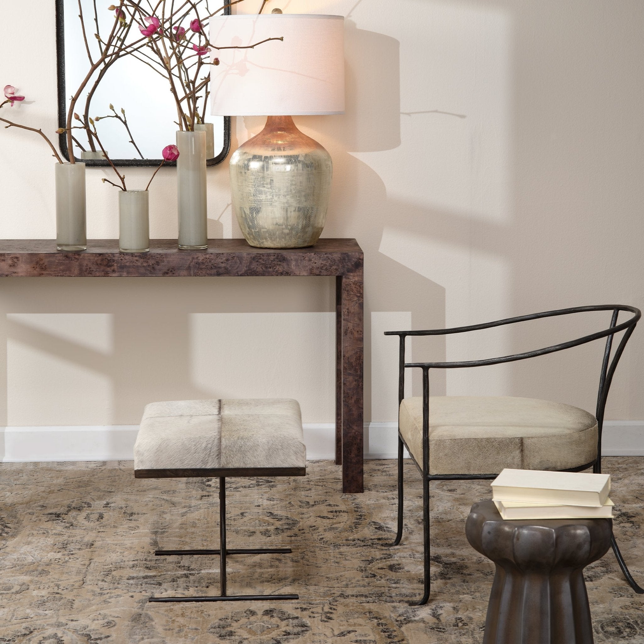 Arcelle Ottoman - Wisteria