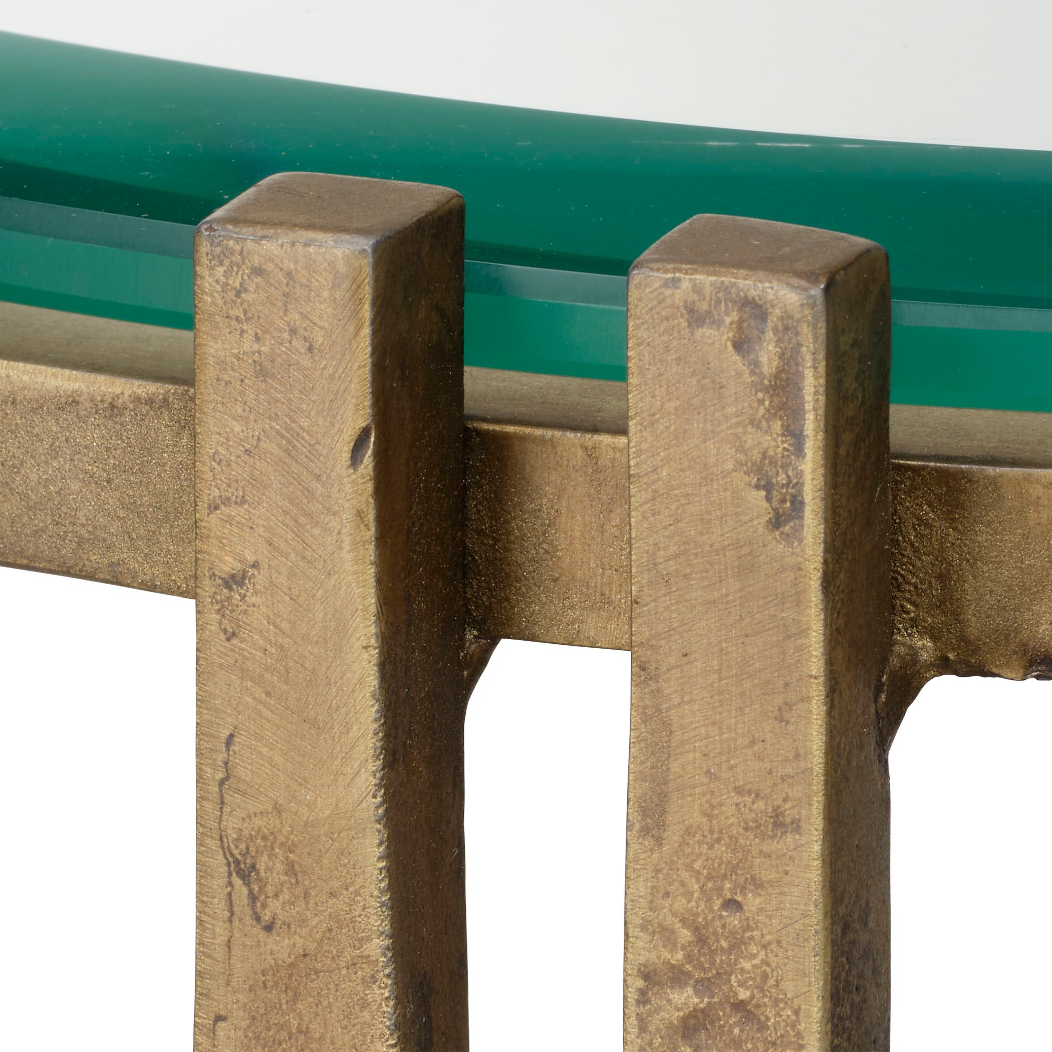 Rialto Glass Side Table - Wisteria