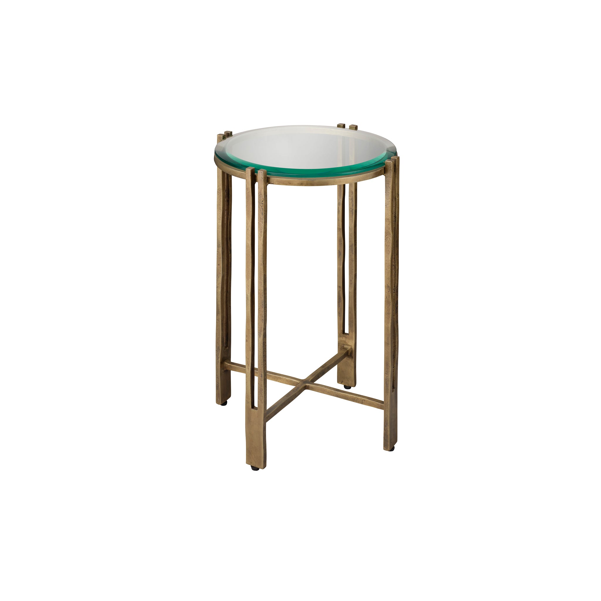Rialto Glass Side Table - Wisteria