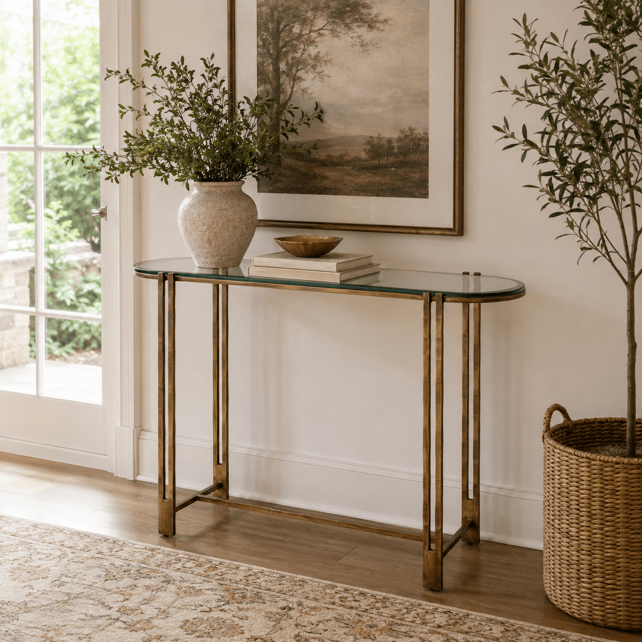 Rialto Glass Console - Wisteria