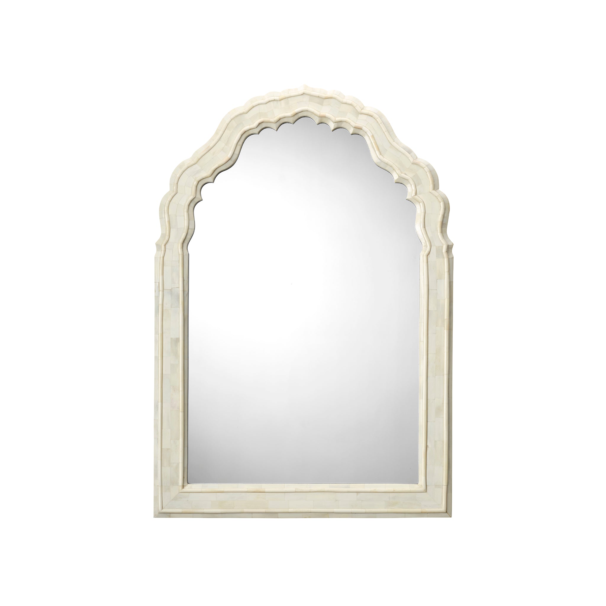 Saphia Bone Mirror - Wisteria
