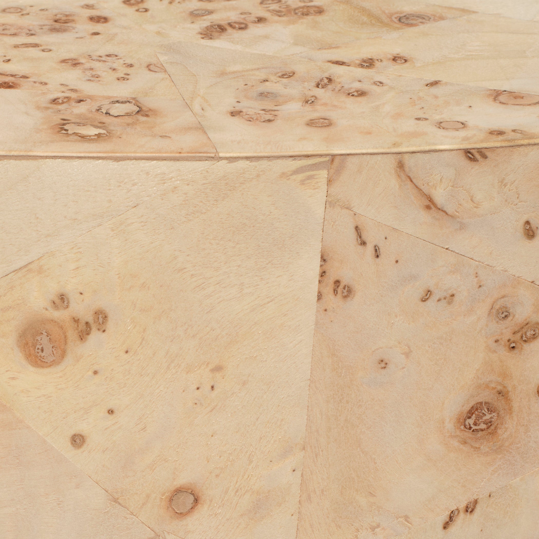 Tondo Burl Side Table - Wisteria