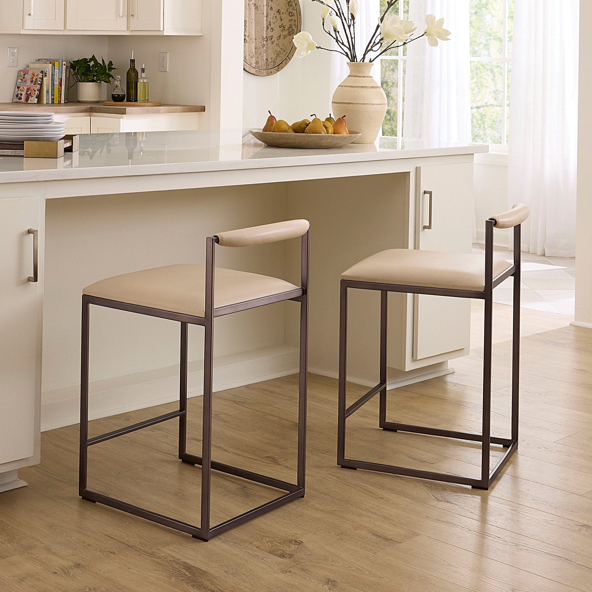 Larkin Leather Chair - Wisteria