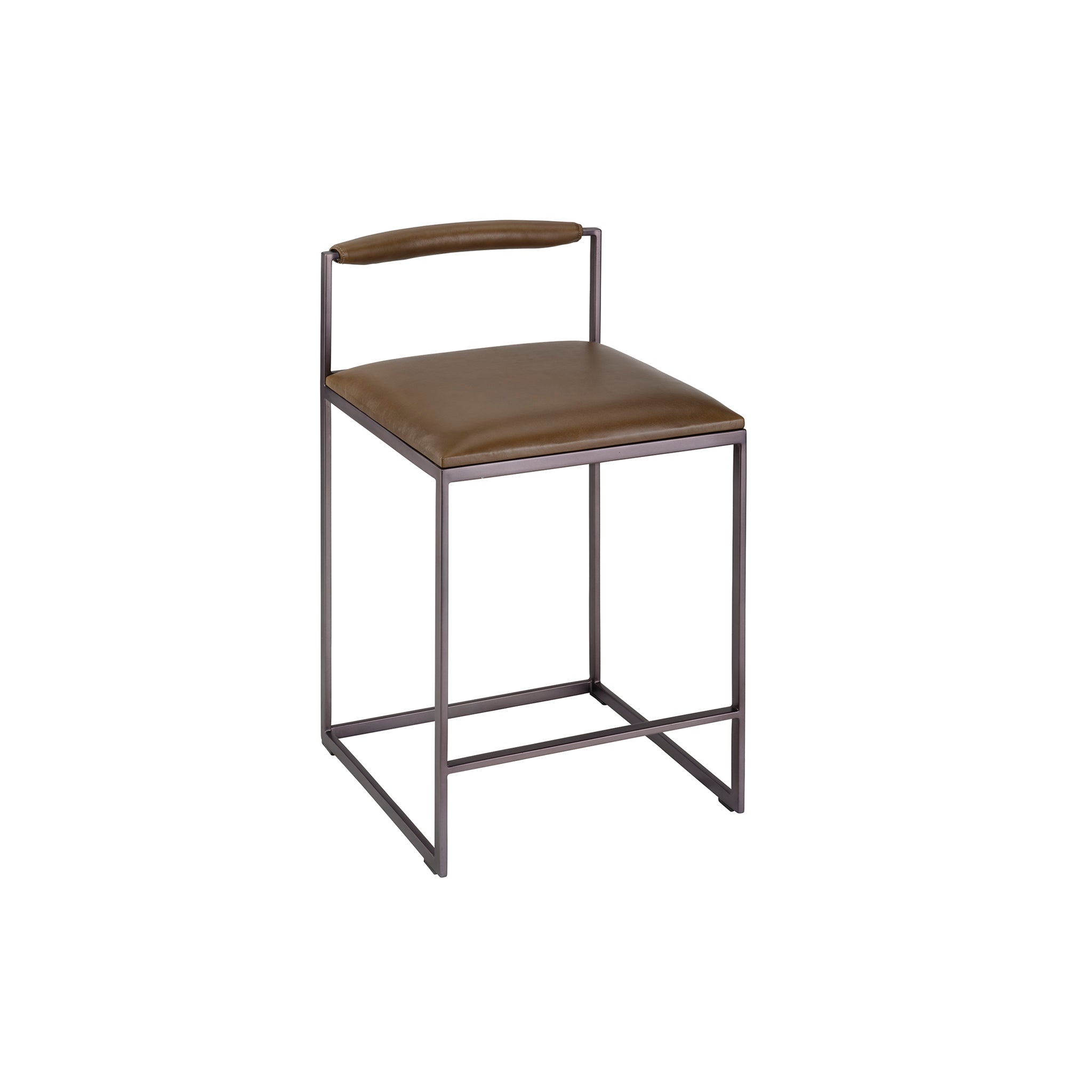 Larkin Leather Chair - Wisteria