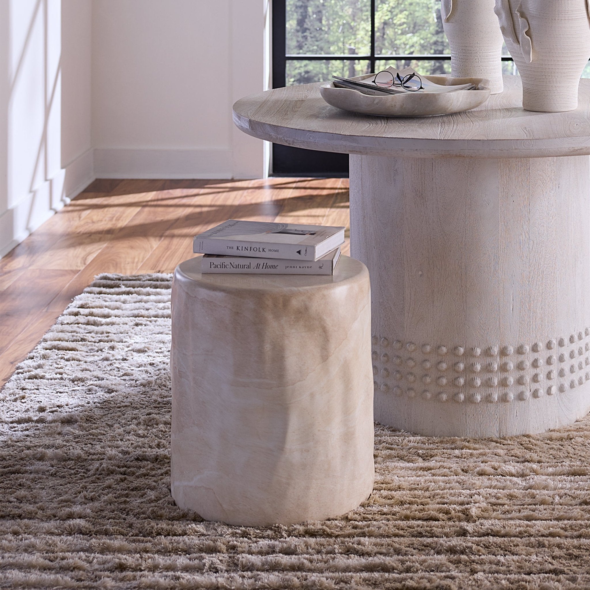 Volze Accent Table - Wisteria